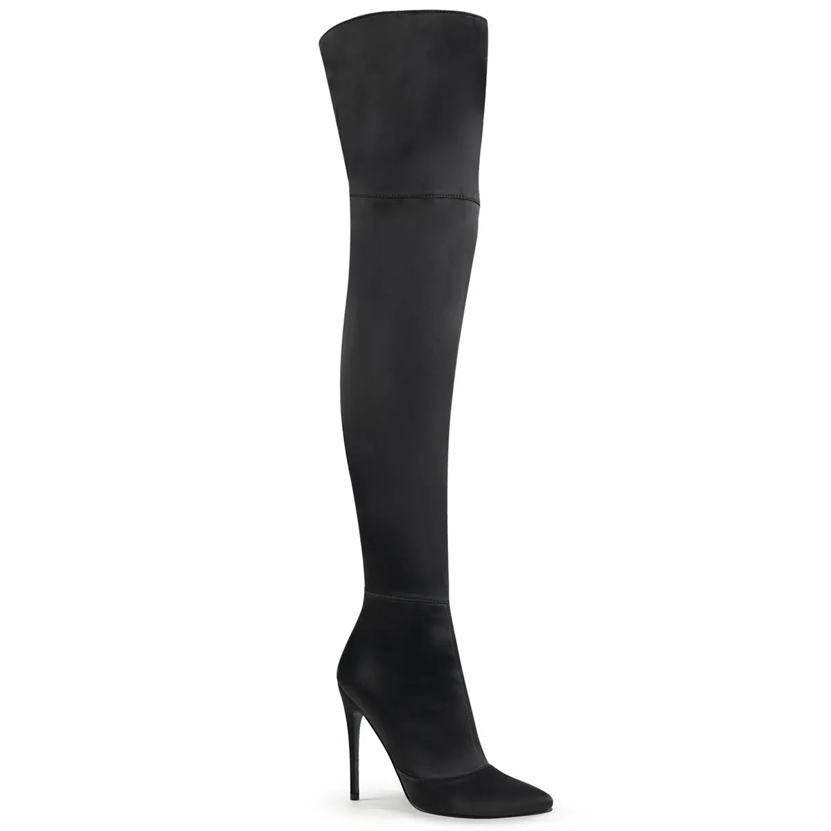 5" Heel Stretch Thigh High Boot (COURTLY-3012)