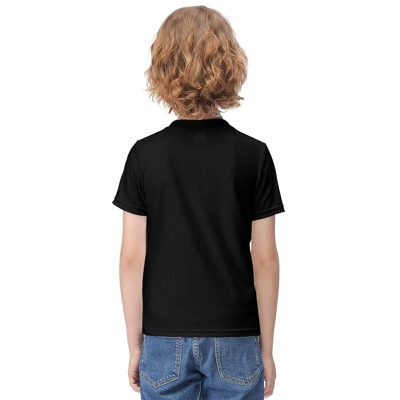 #6-12Y Custom Face Athlete Cute Kid's T-shirt For Boy Girl