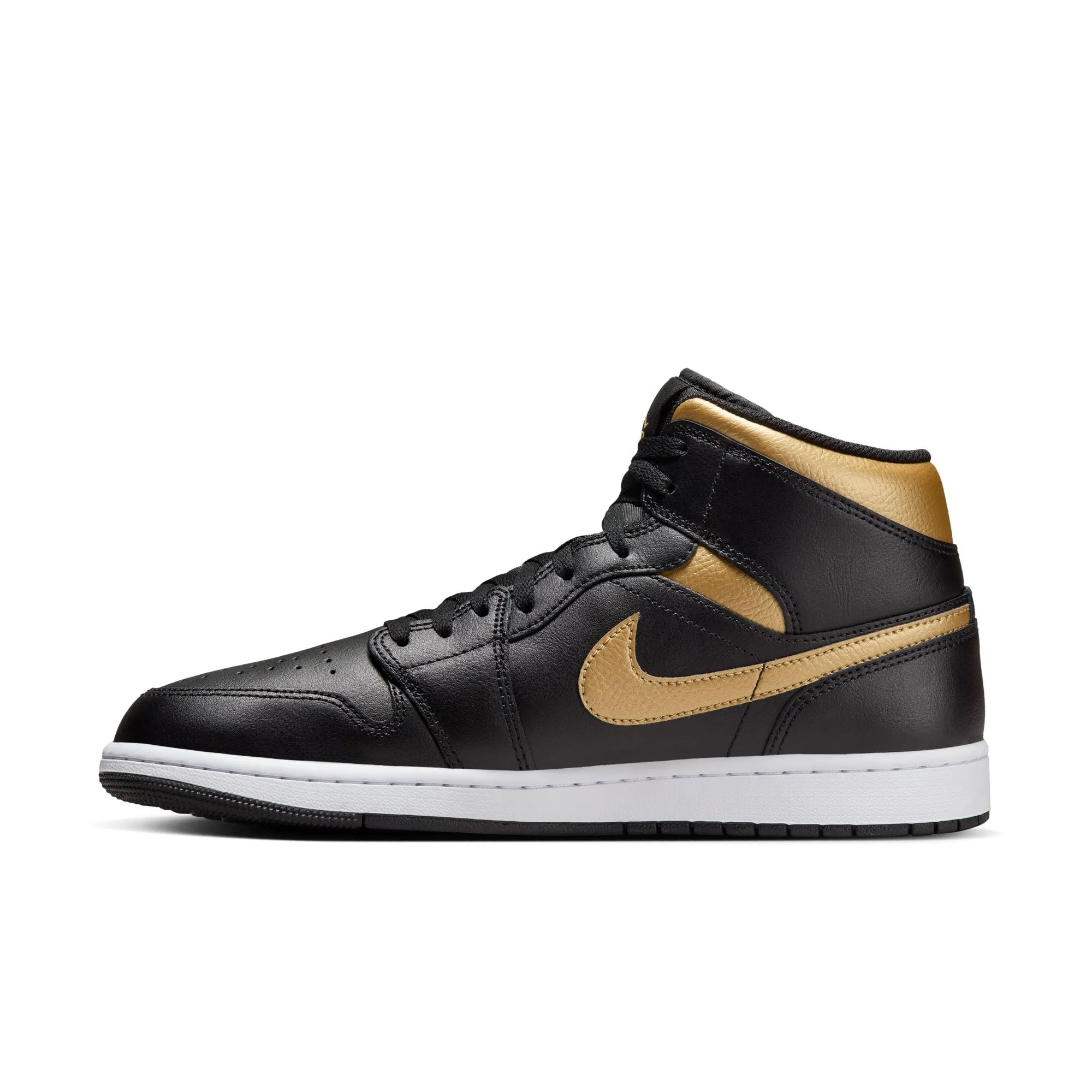 Air Jordan 1 Mid 'Metallic Gold'