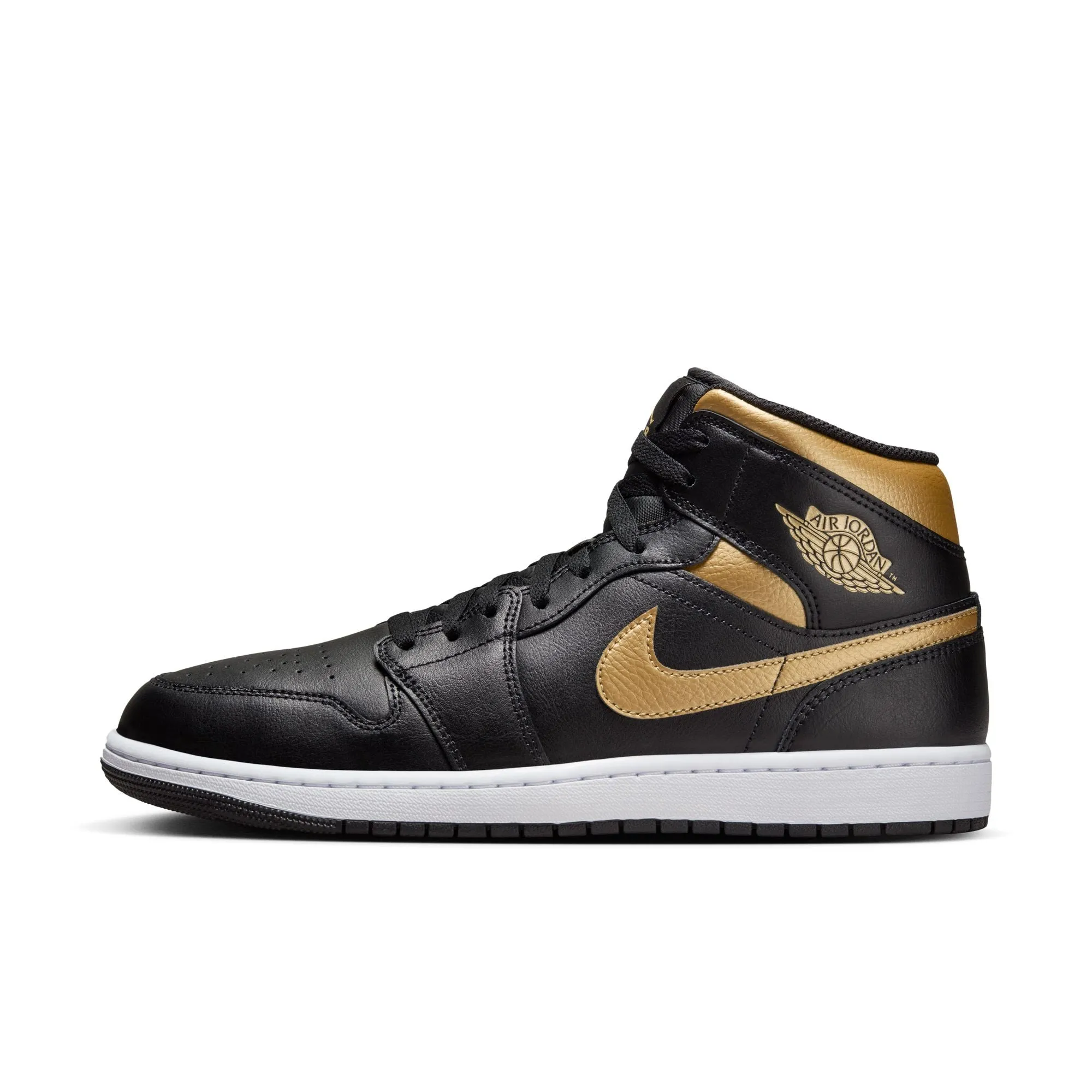 Air Jordan 1 Mid 'Metallic Gold'