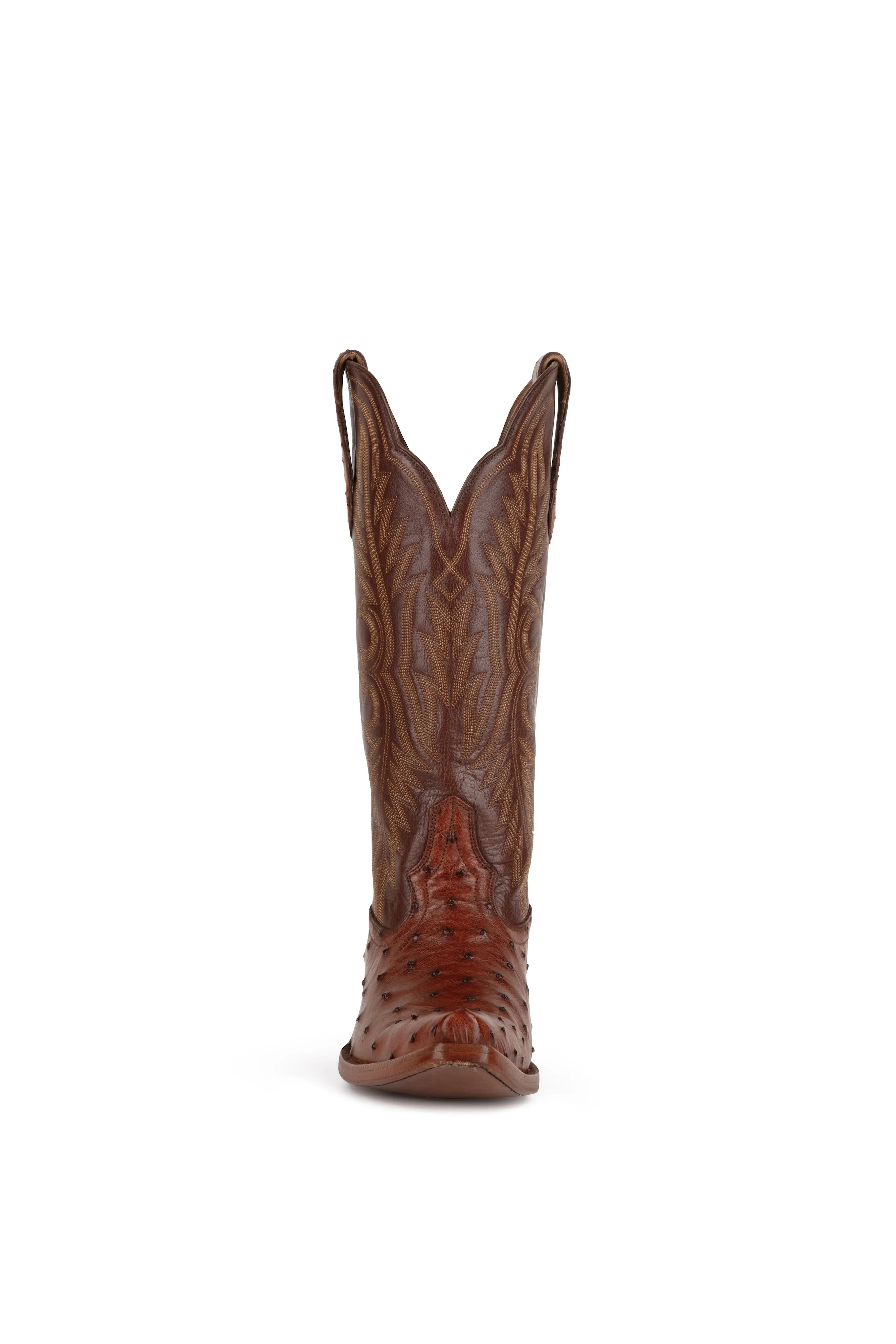 Allens Brand - Chloe Full Quill Ostrich - Brandy