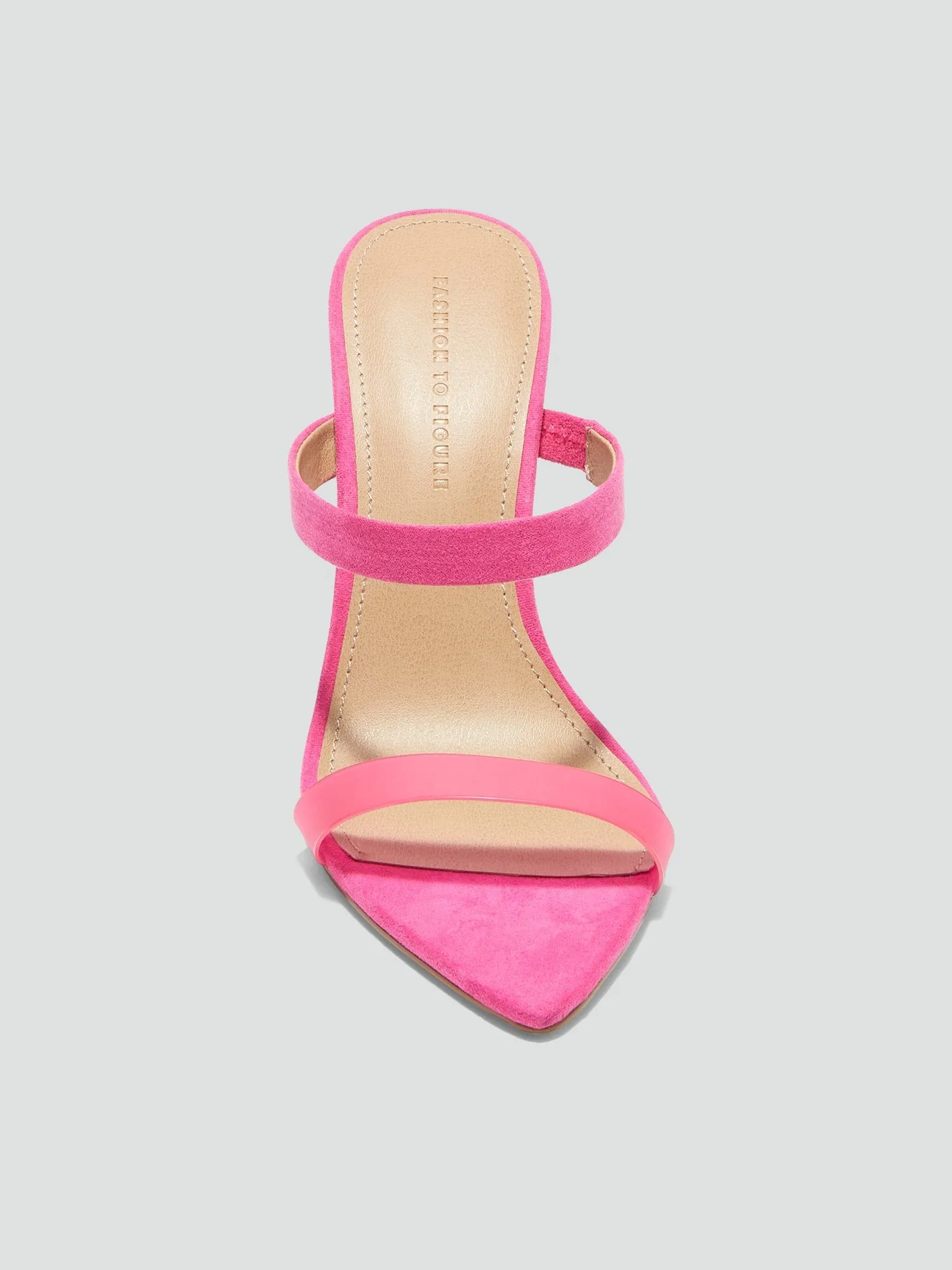 Amira Double Strap Sandals in Pink