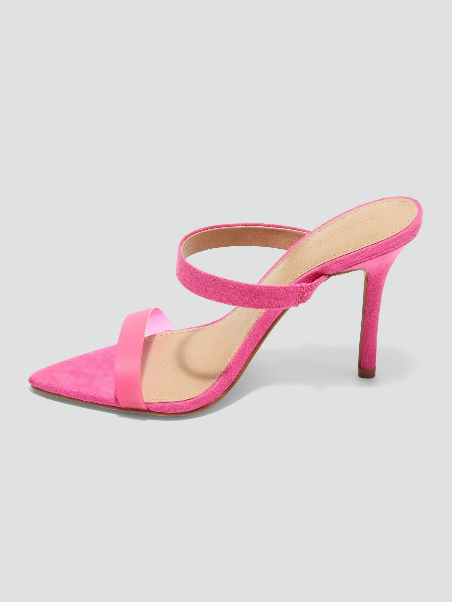 Amira Double Strap Sandals in Pink