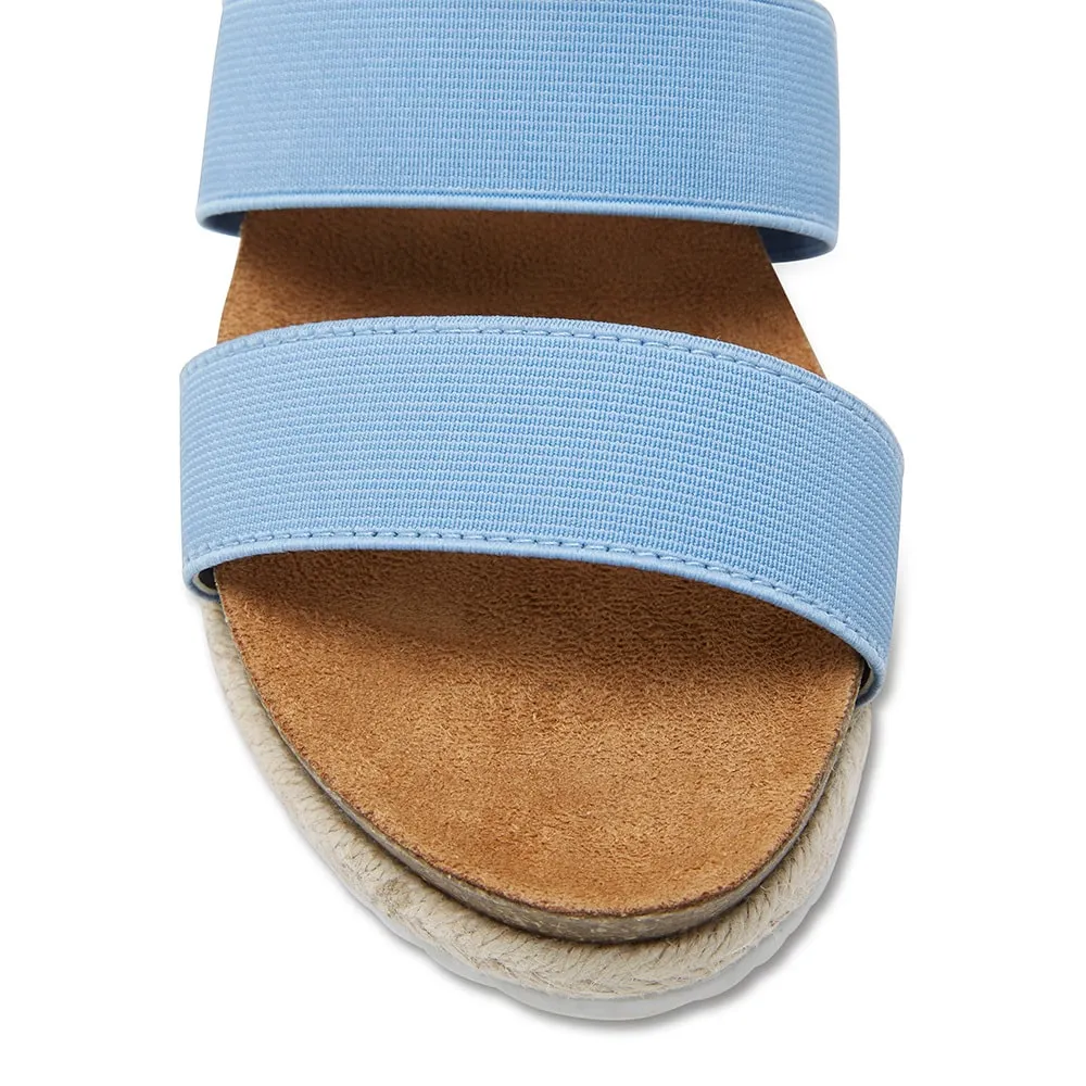 Babe Espadrille in Blue Fabric