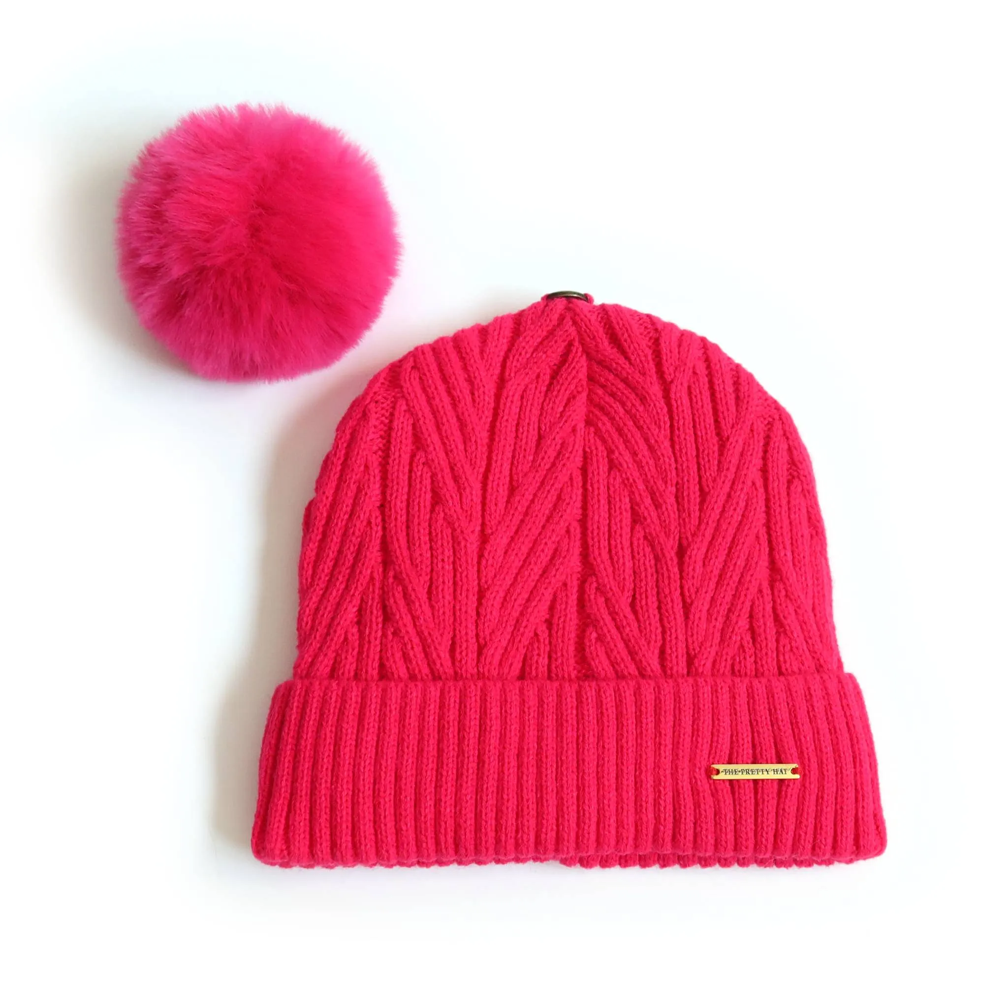 Best Ever Beanie - Fuschia Satin Lined