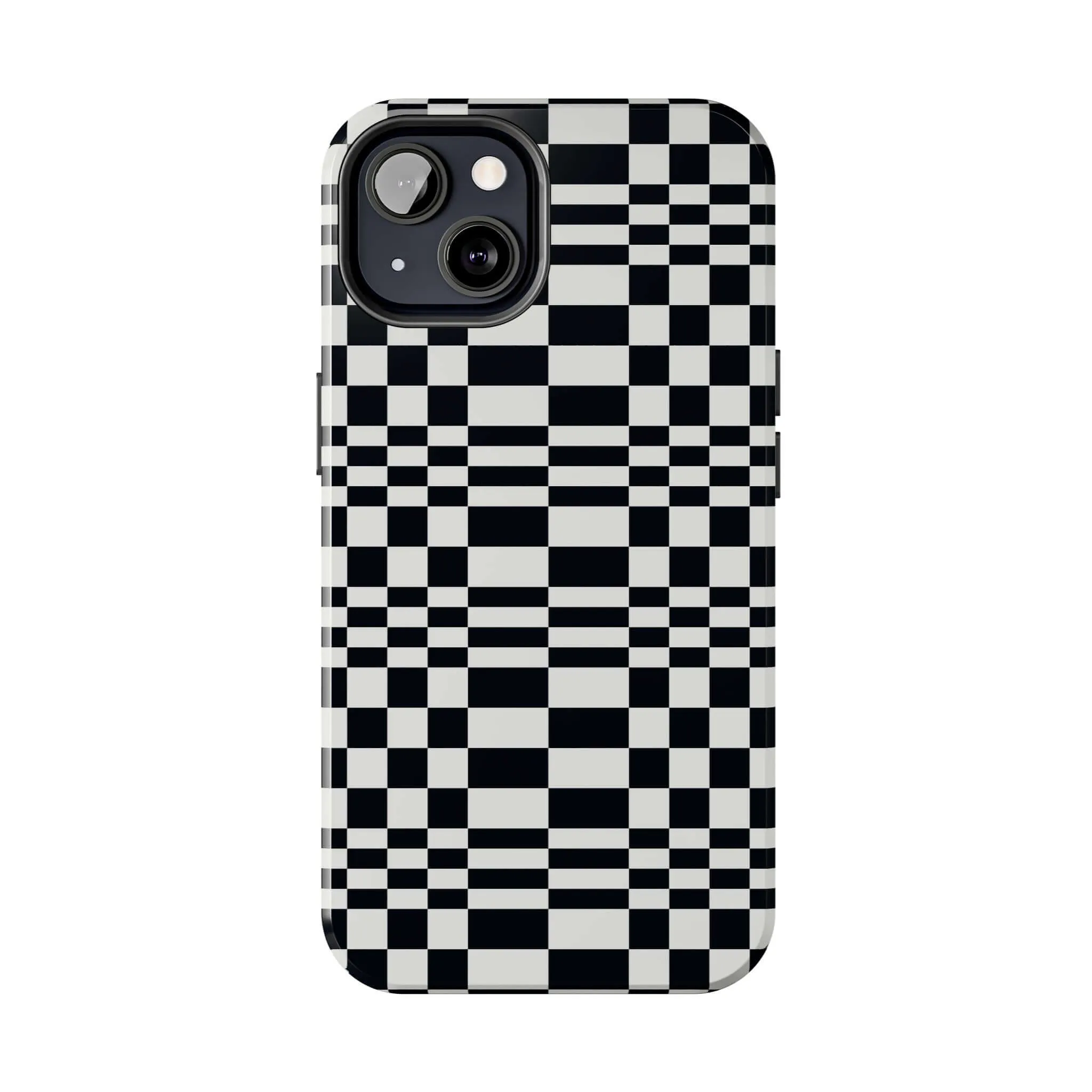 Between the Lines | Black Checkered Case