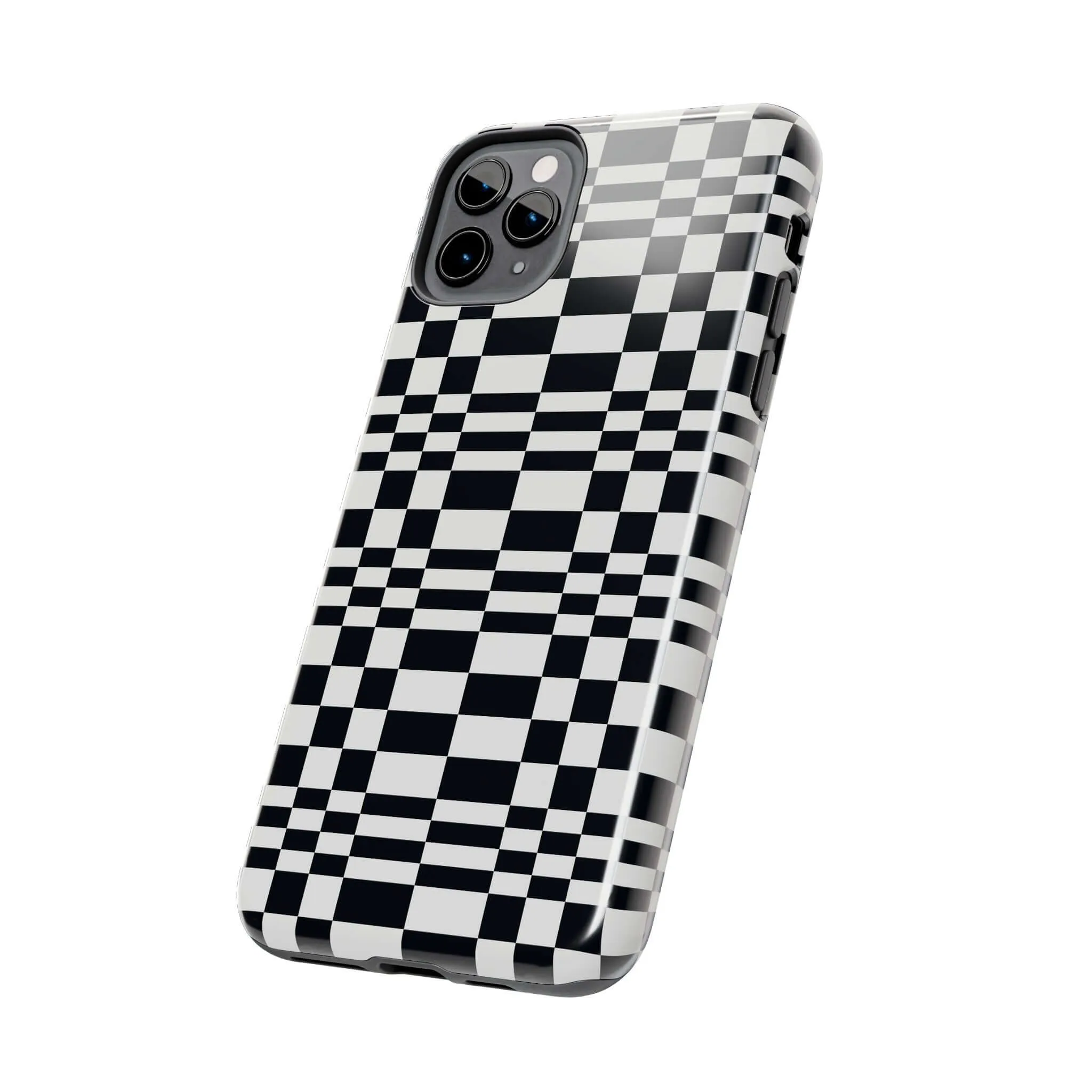 Between the Lines | Black Checkered Case