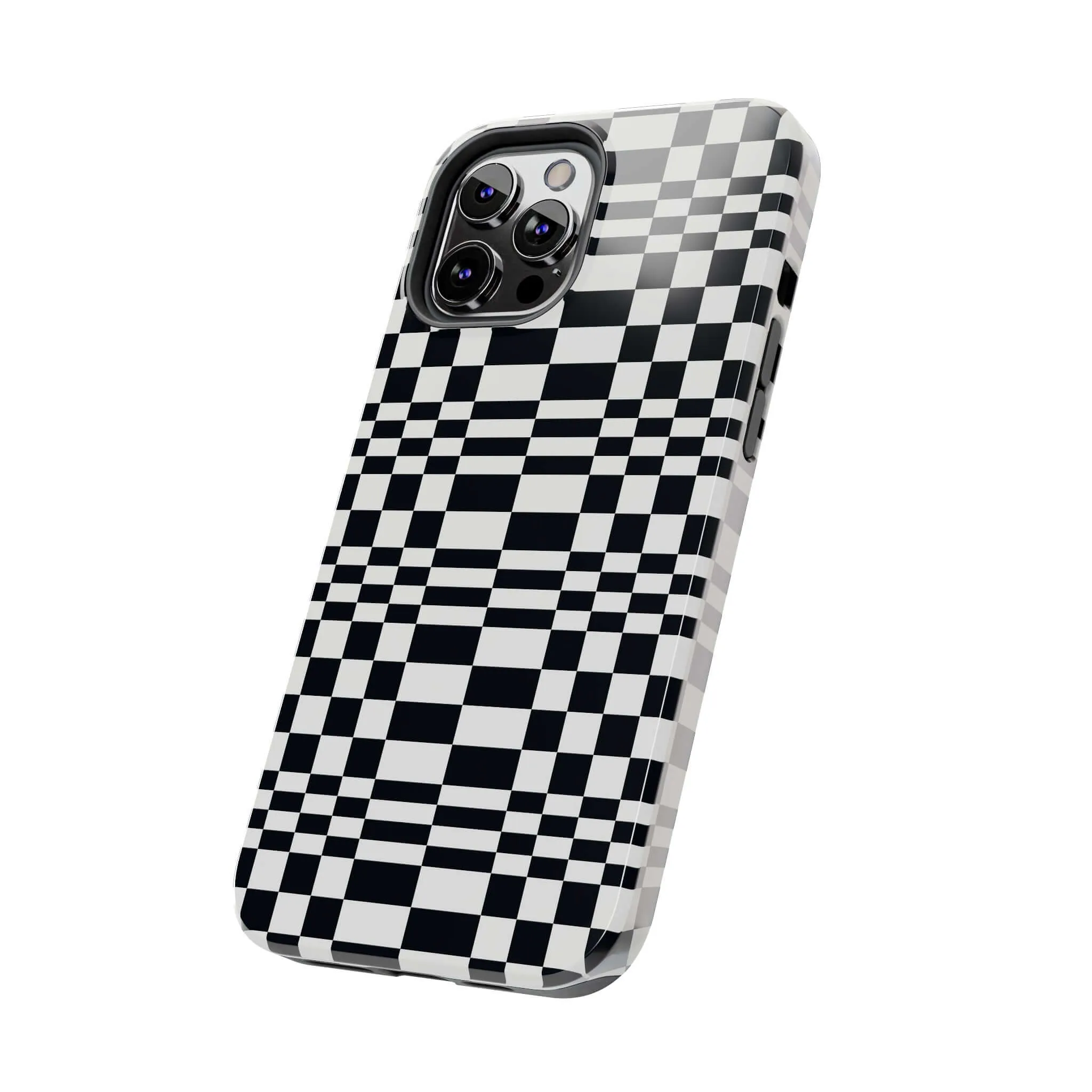 Between the Lines | Black Checkered Case