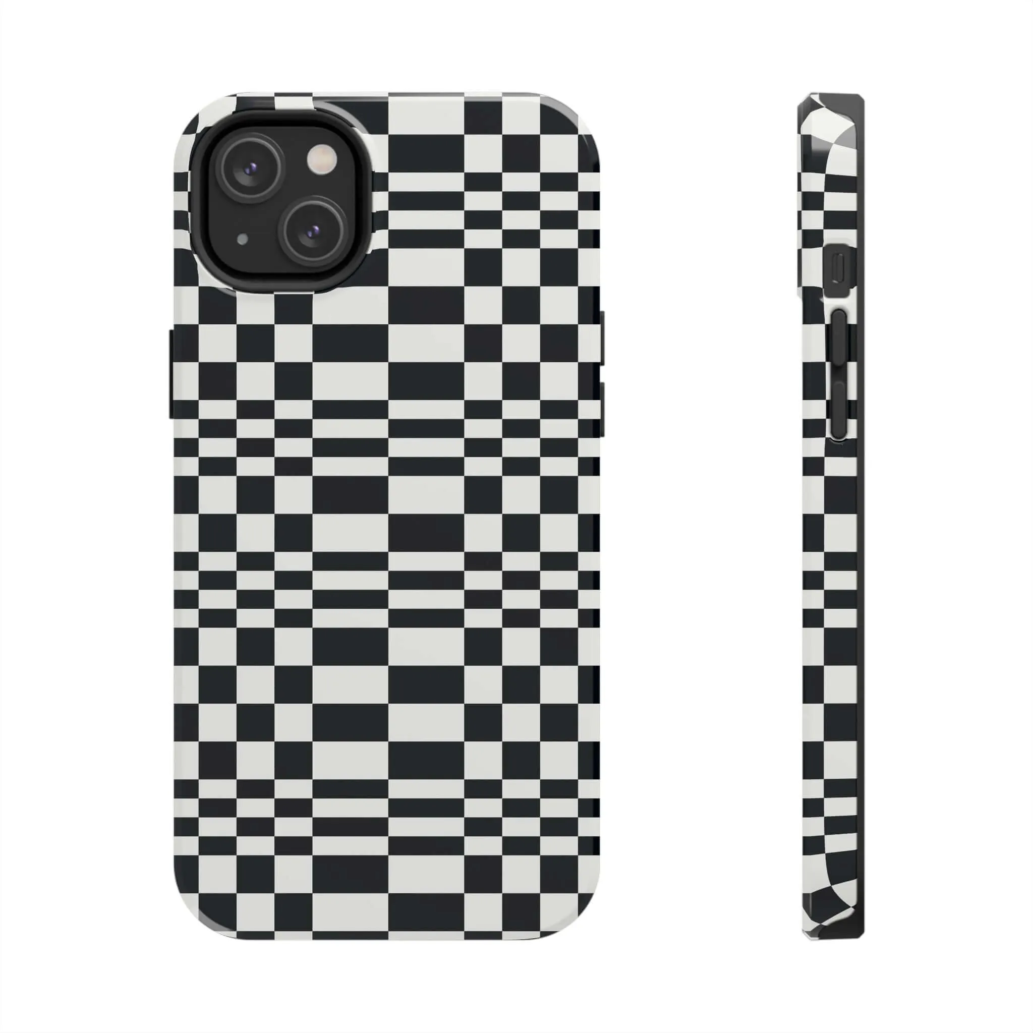 Between the Lines | Black Checkered Case