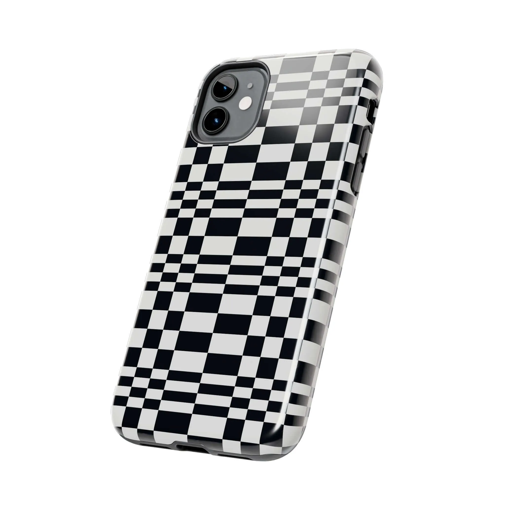 Between the Lines | Black Checkered Case