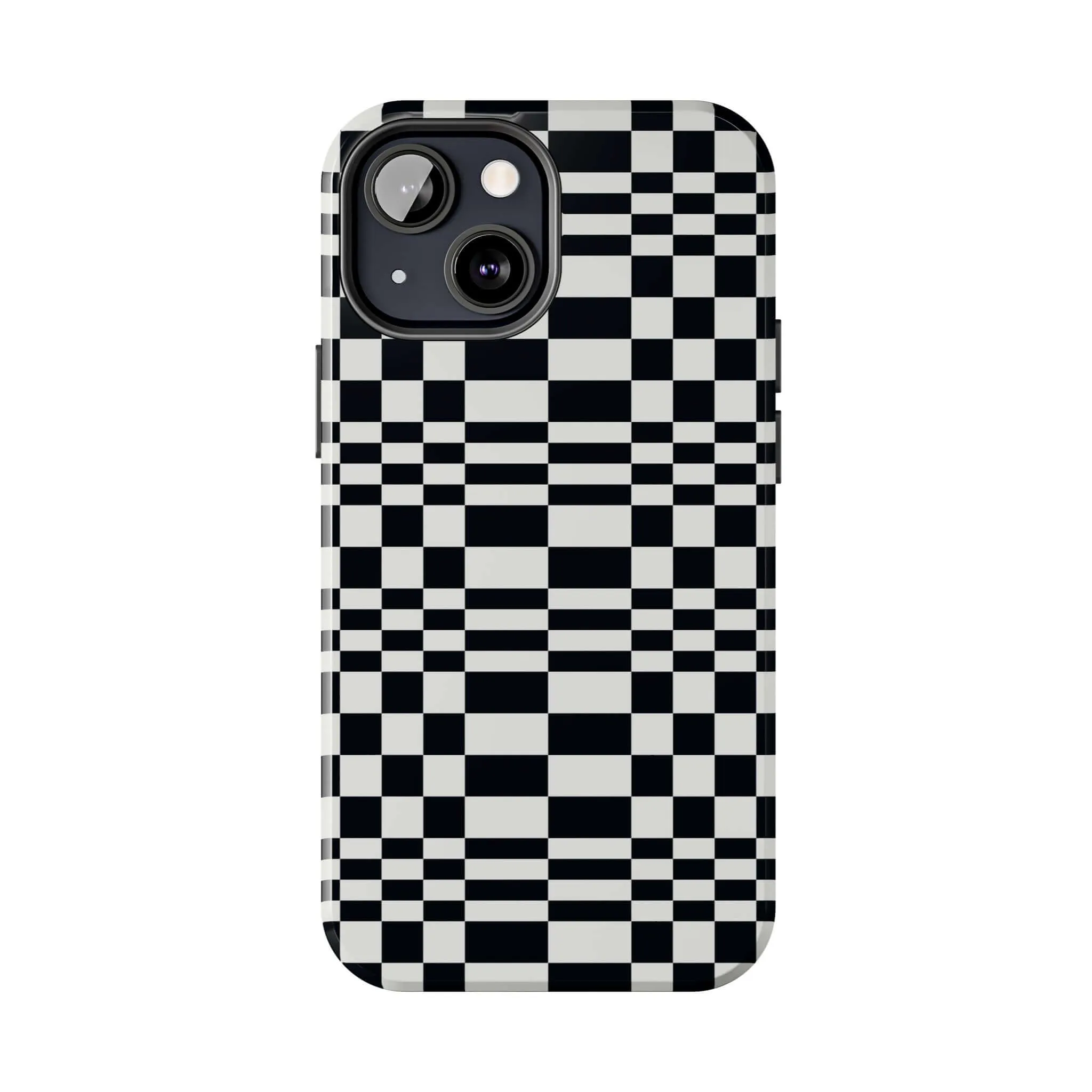 Between the Lines | Black Checkered Case