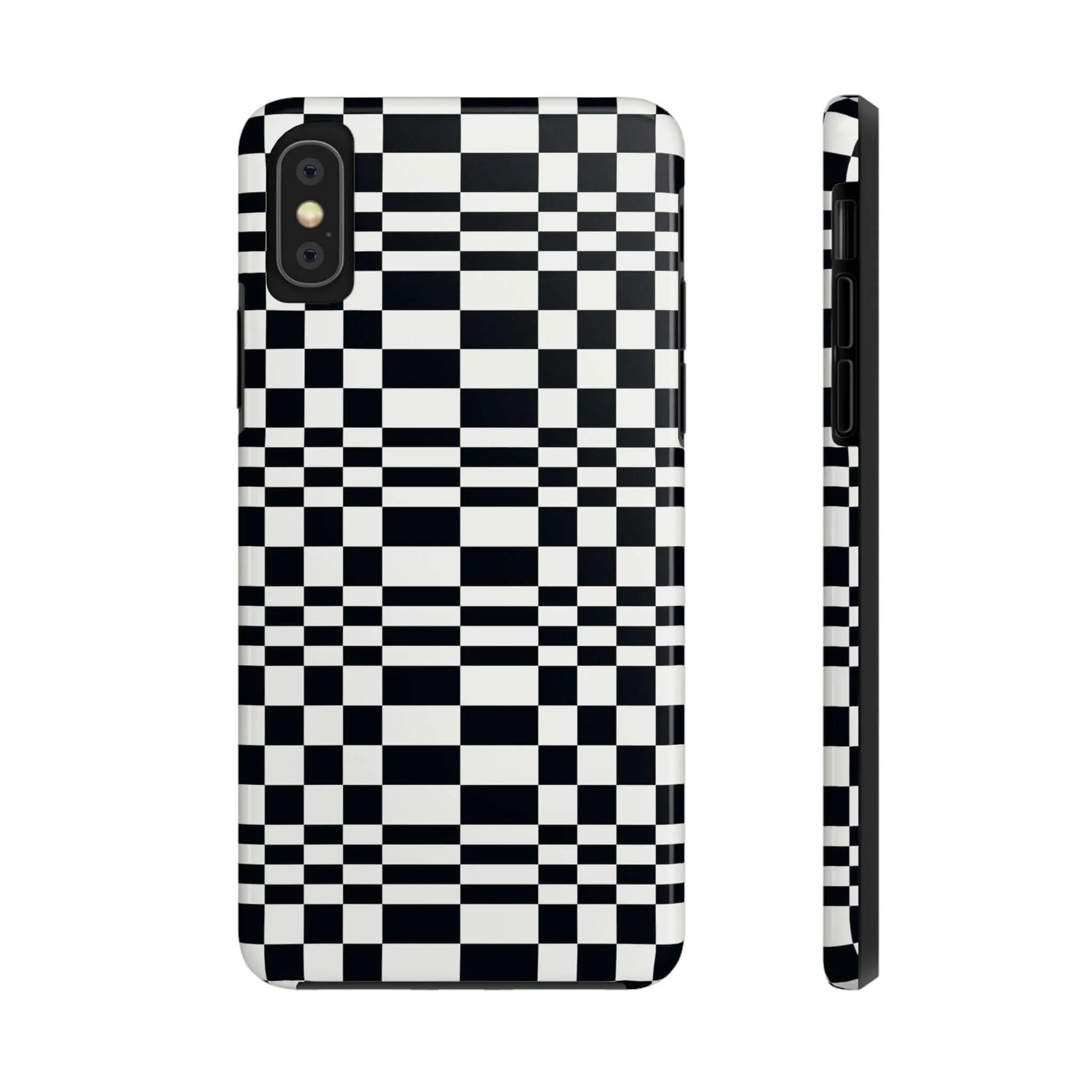 Between the Lines | Black Checkered Case