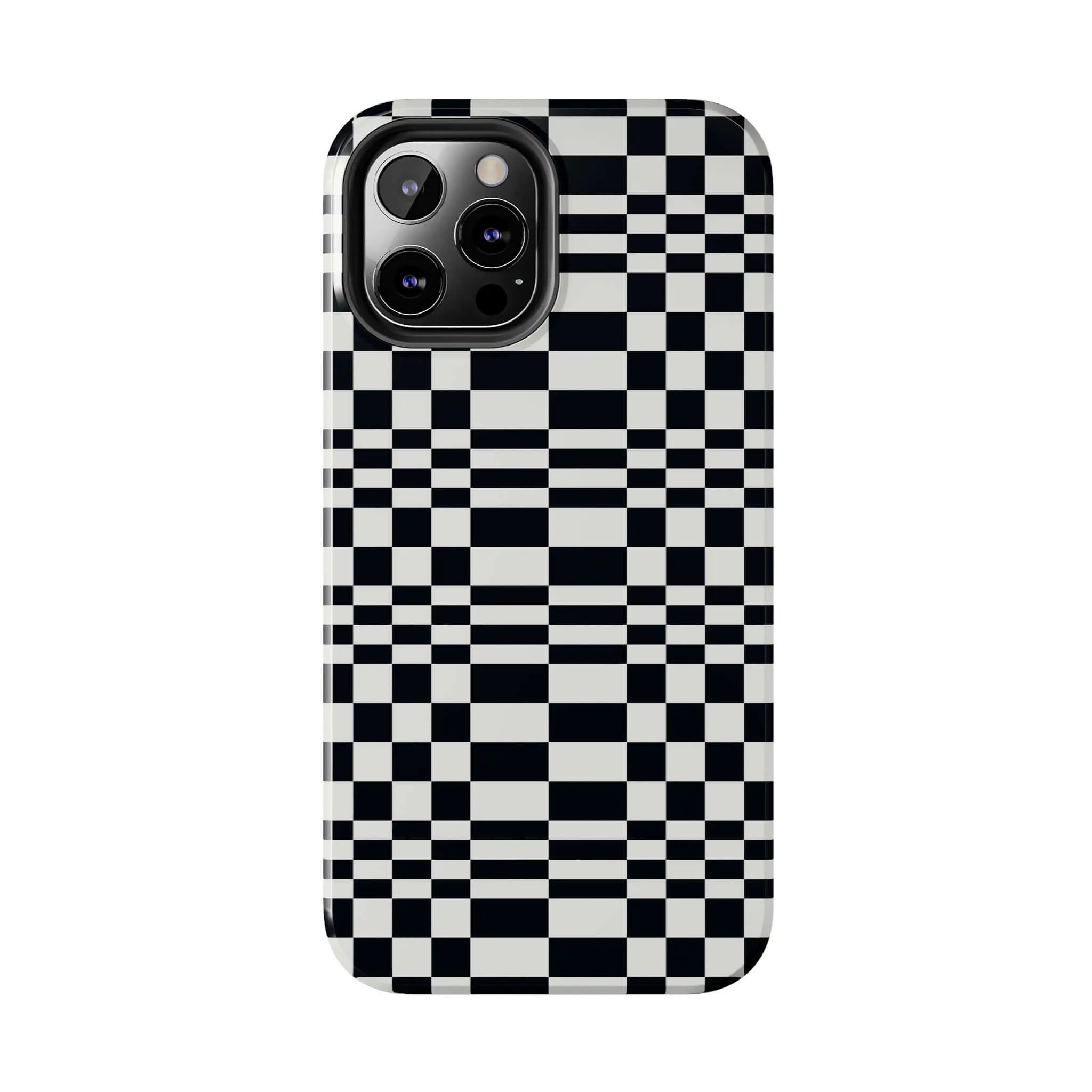 Between the Lines | Black Checkered Case