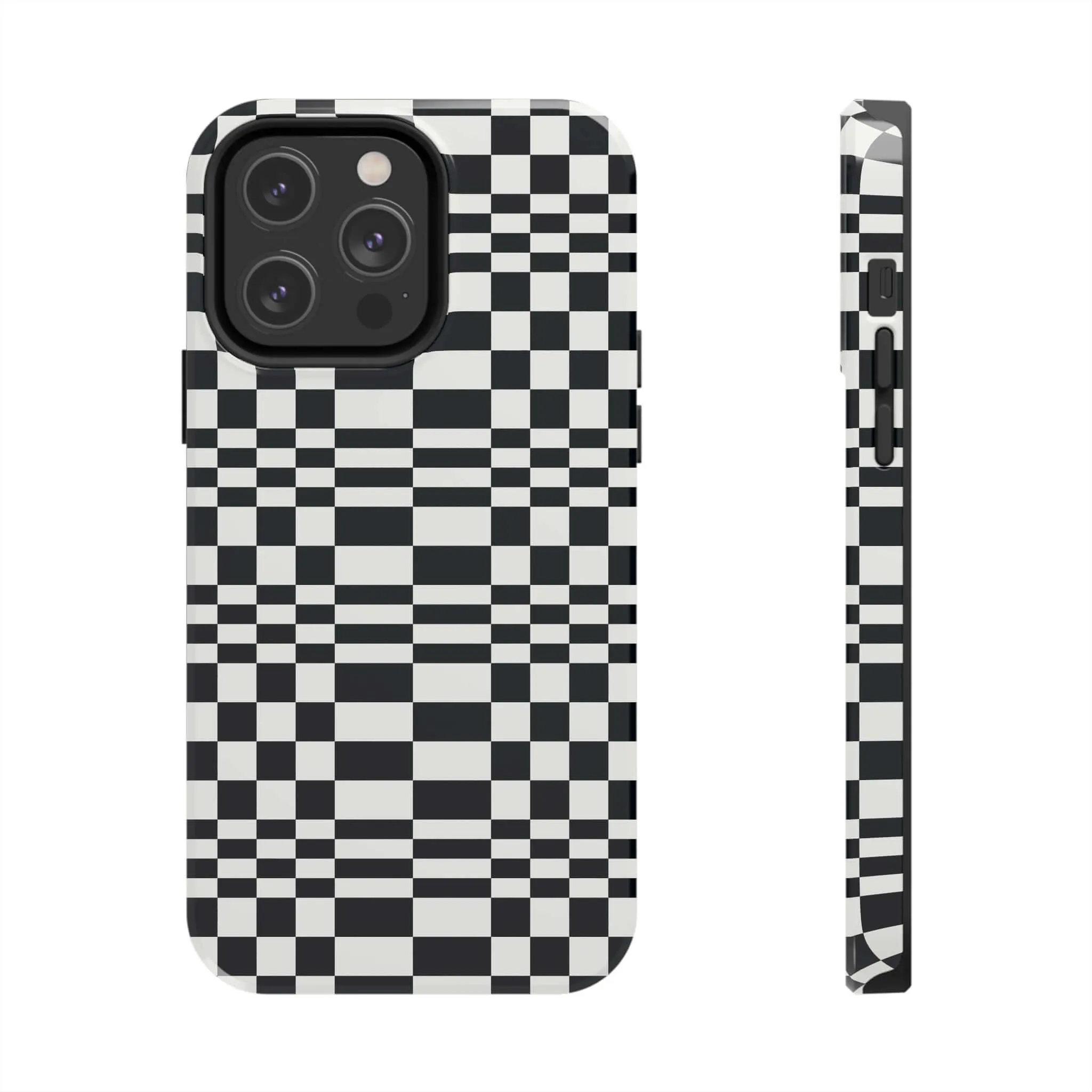 Between the Lines | Black Checkered Case