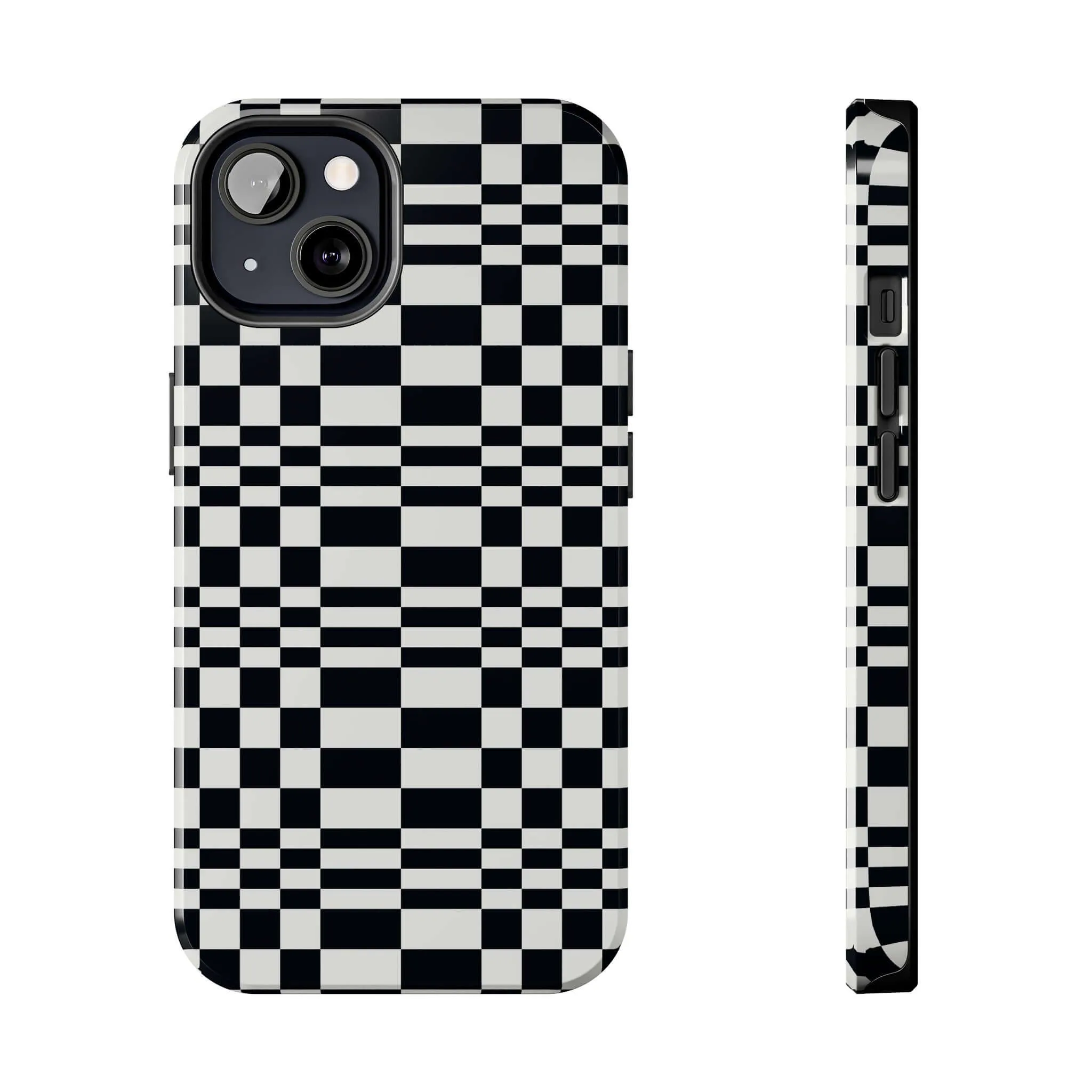 Between the Lines | Black Checkered Case