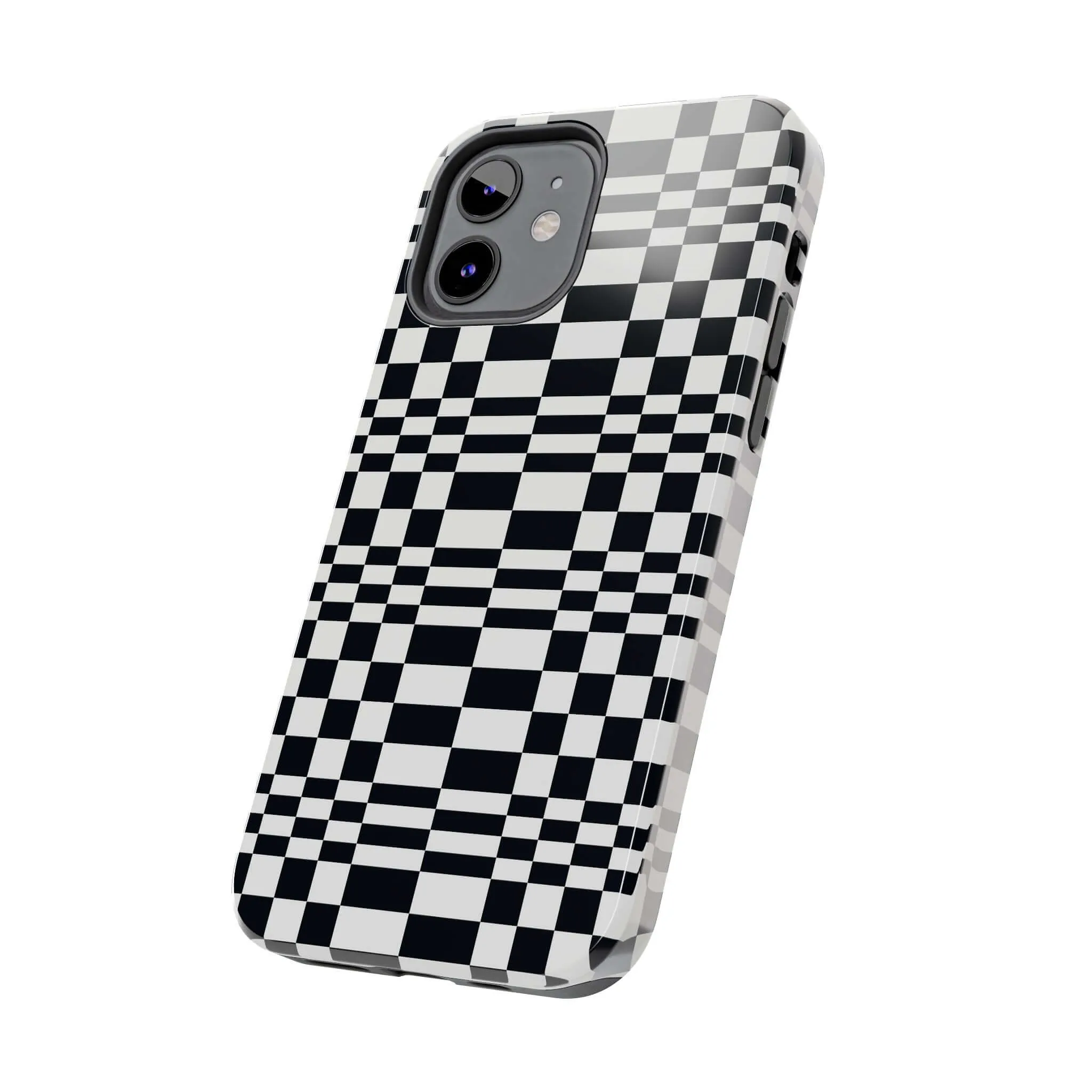 Between the Lines | Black Checkered Case