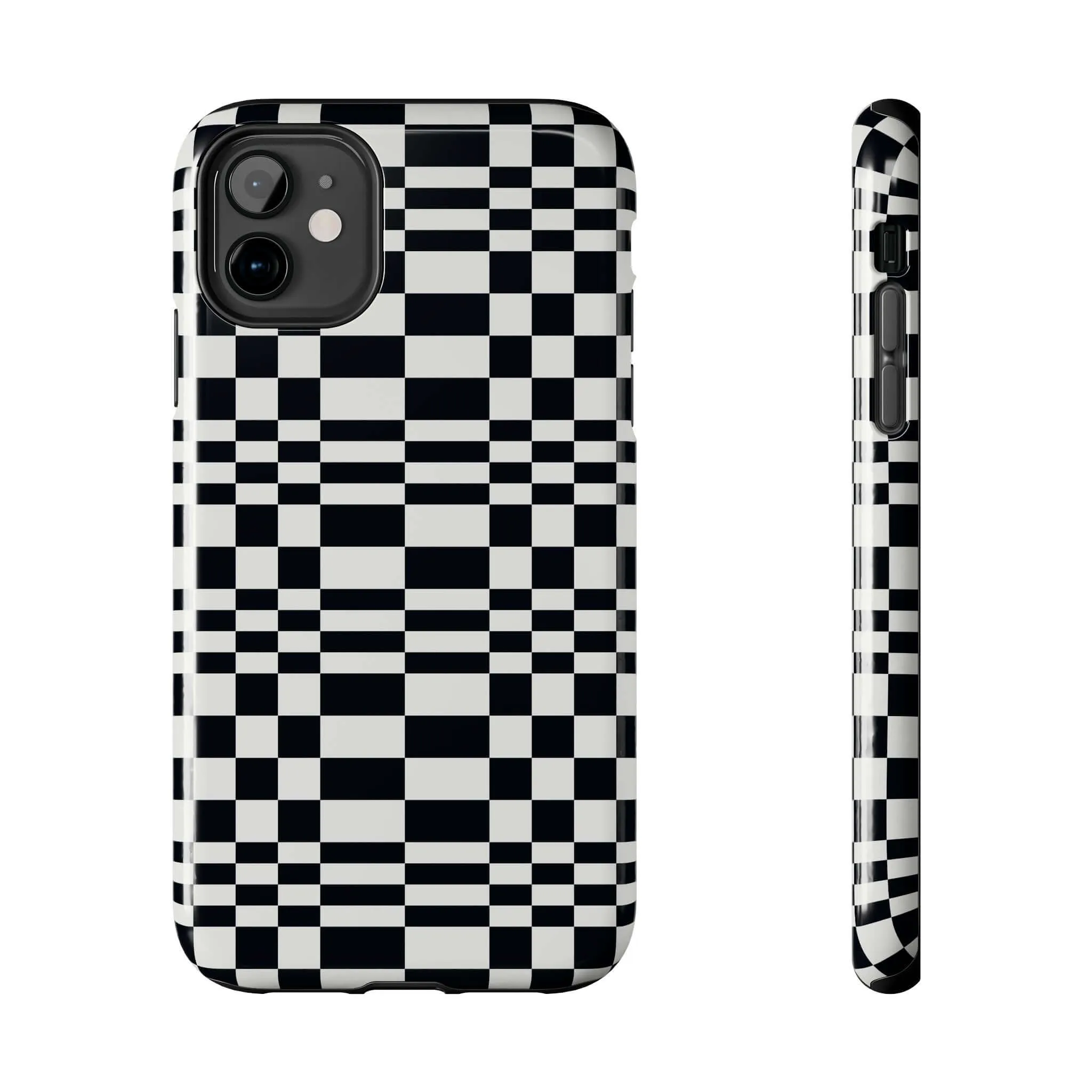 Between the Lines | Black Checkered Case