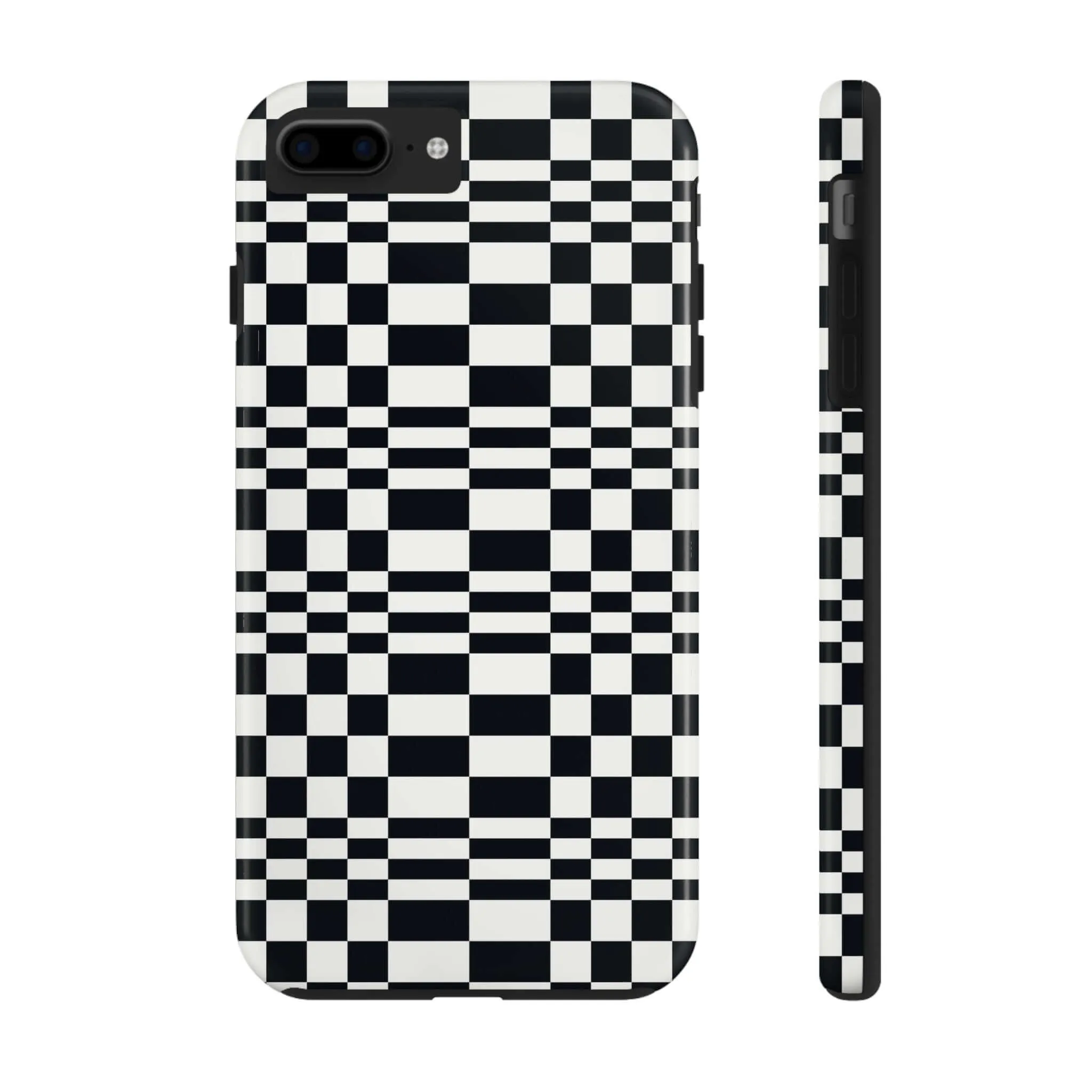 Between the Lines | Black Checkered Case