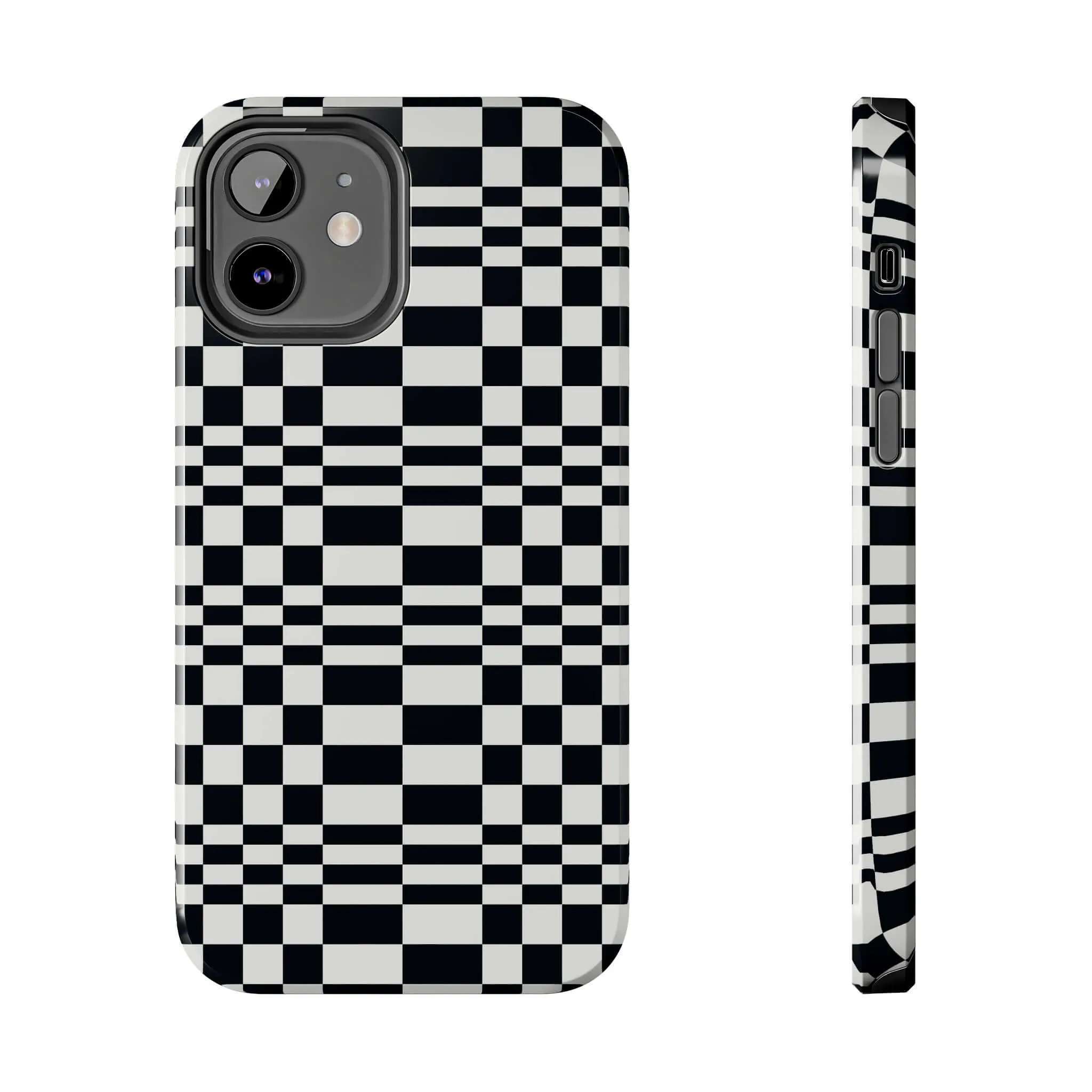 Between the Lines | Black Checkered Case