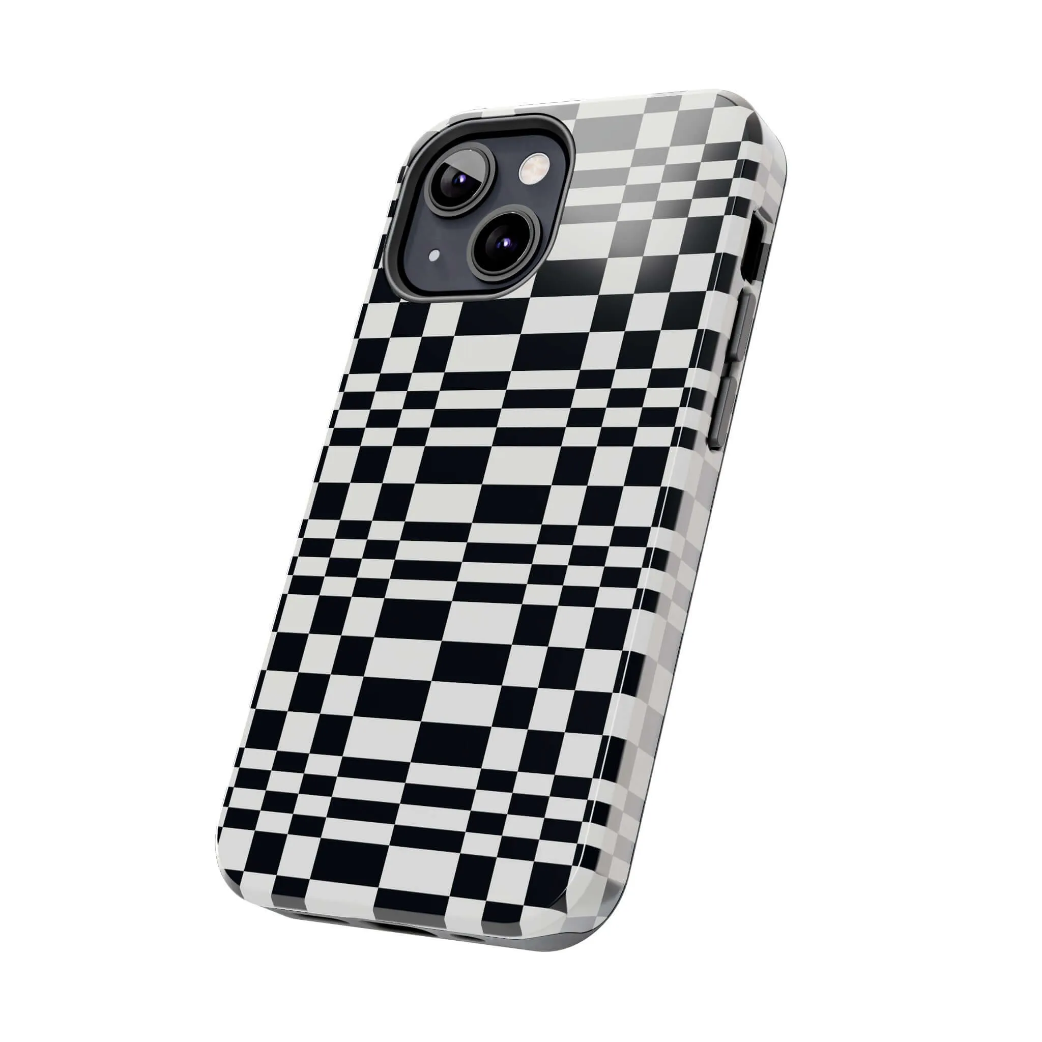 Between the Lines | Black Checkered Case