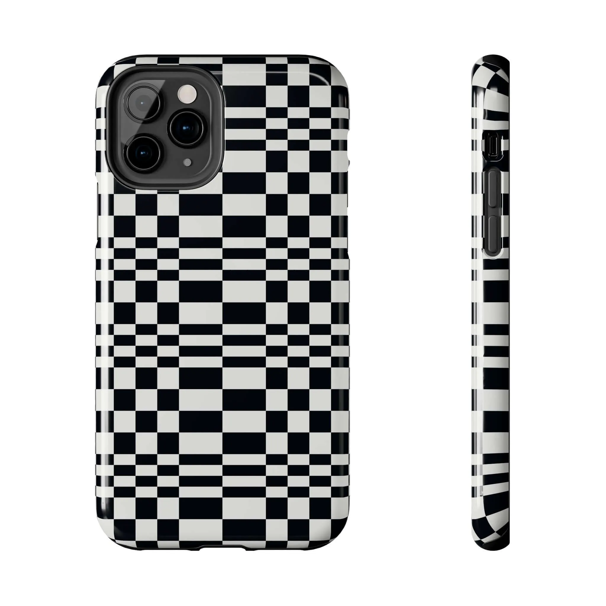 Between the Lines | Black Checkered Case