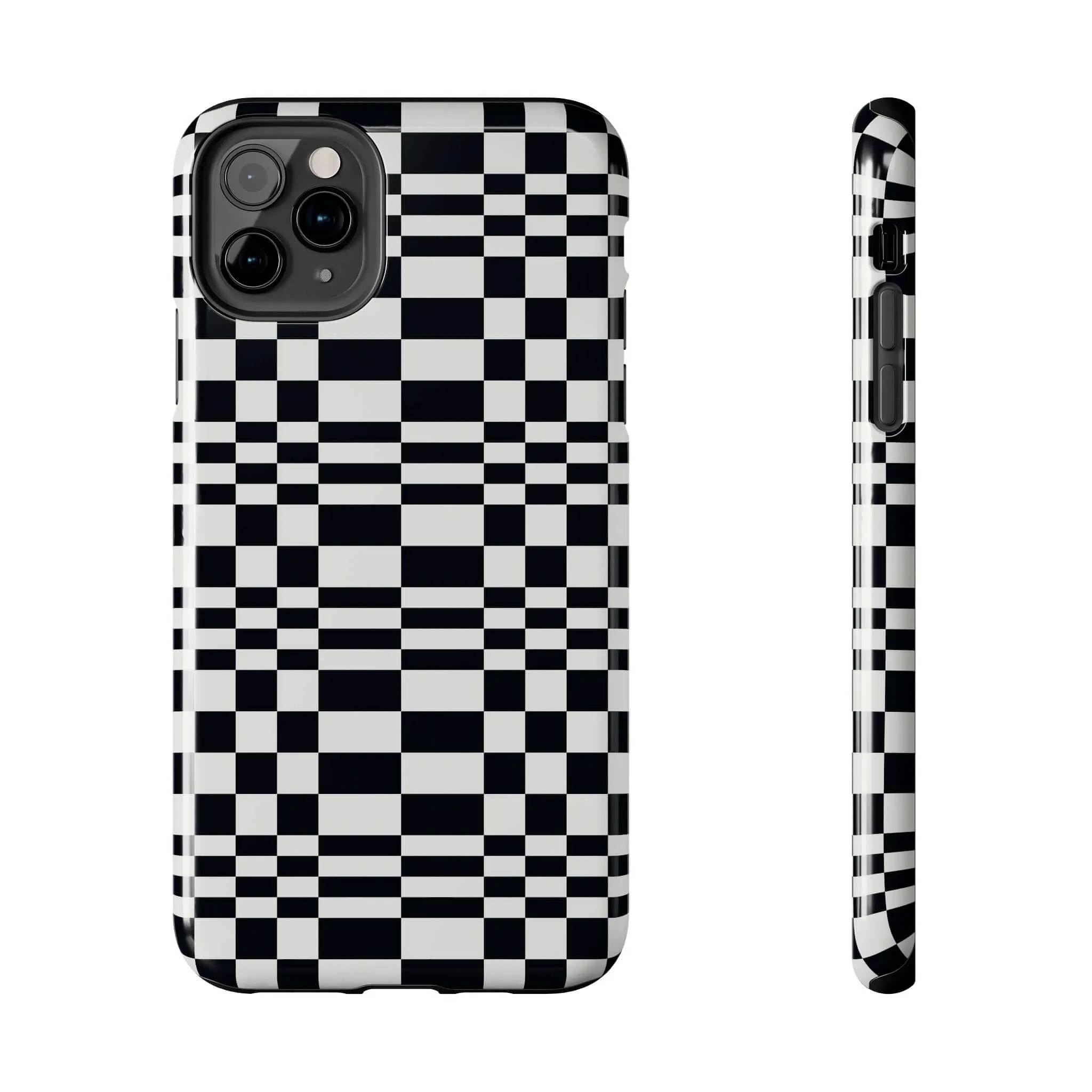 Between the Lines | Black Checkered Case