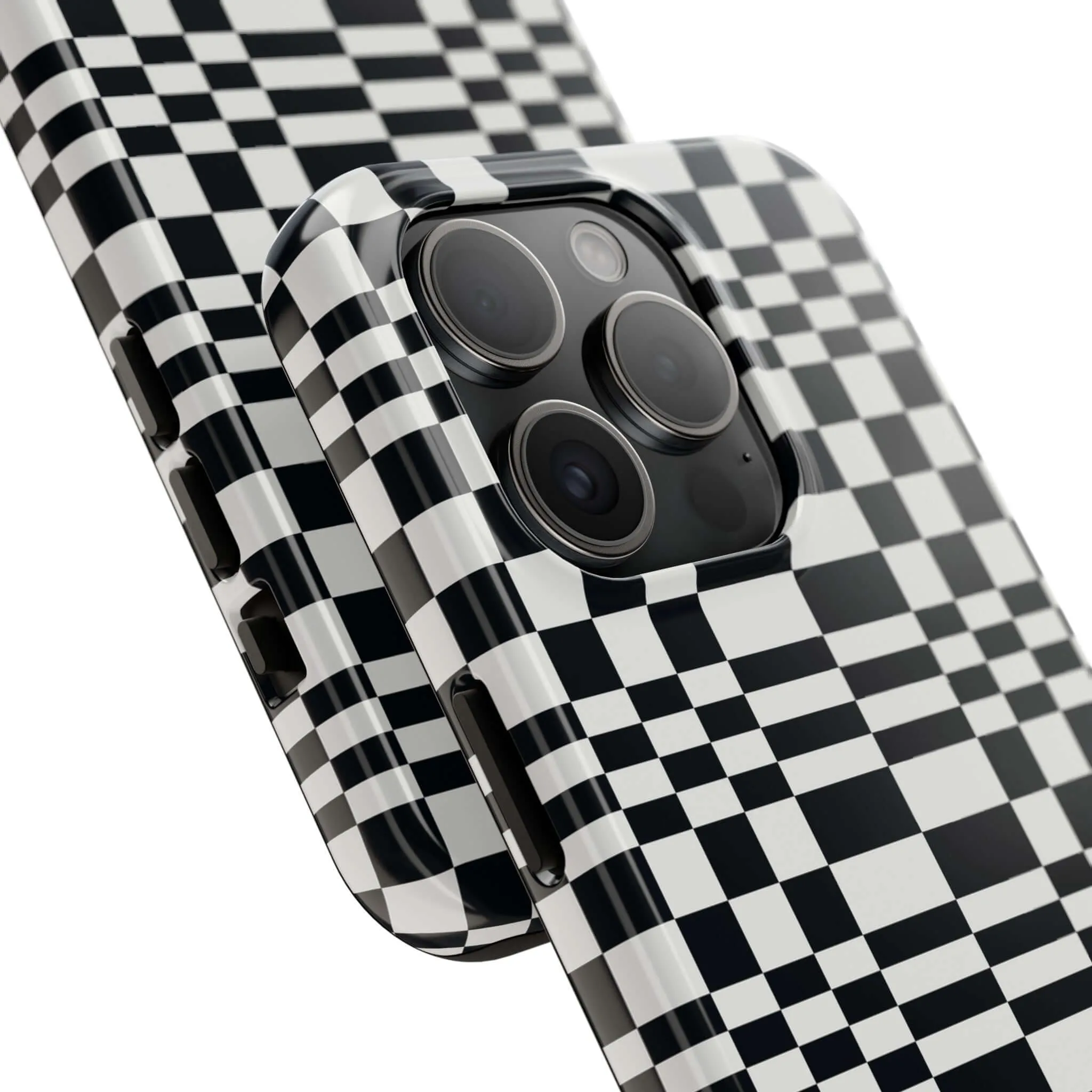 Between the Lines | Black Checkered Case