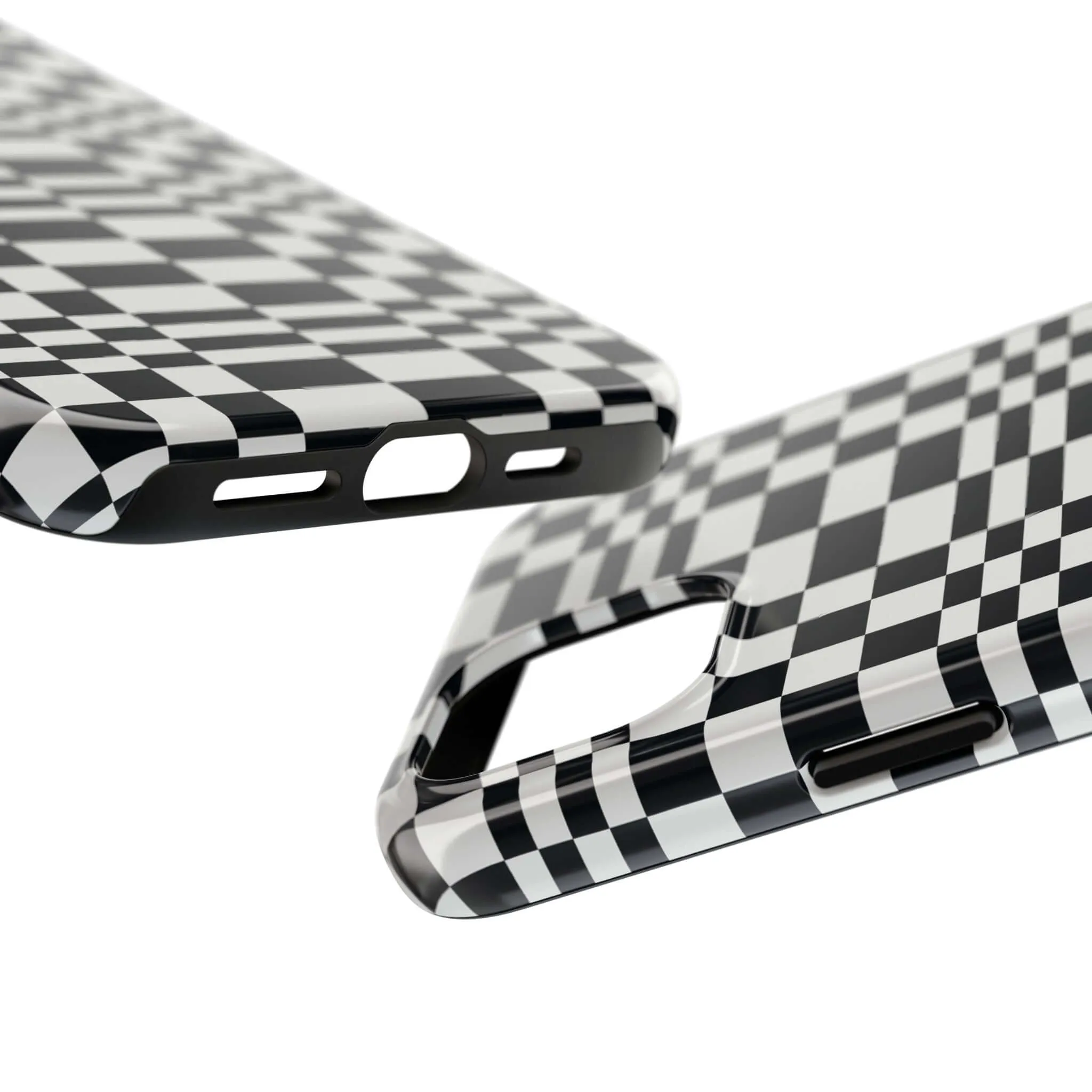 Between the Lines | Black Checkered Case