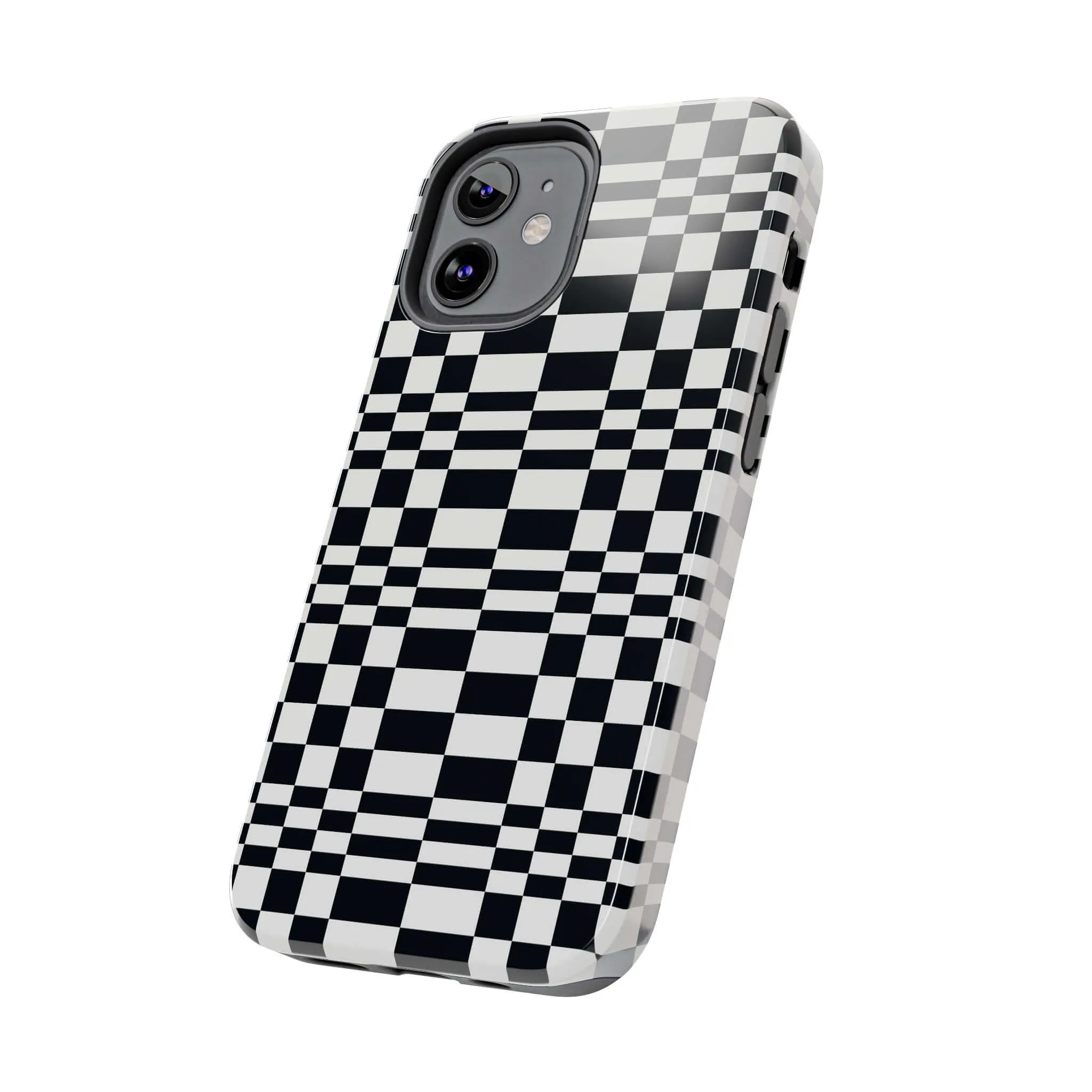 Between the Lines | Black Checkered Case