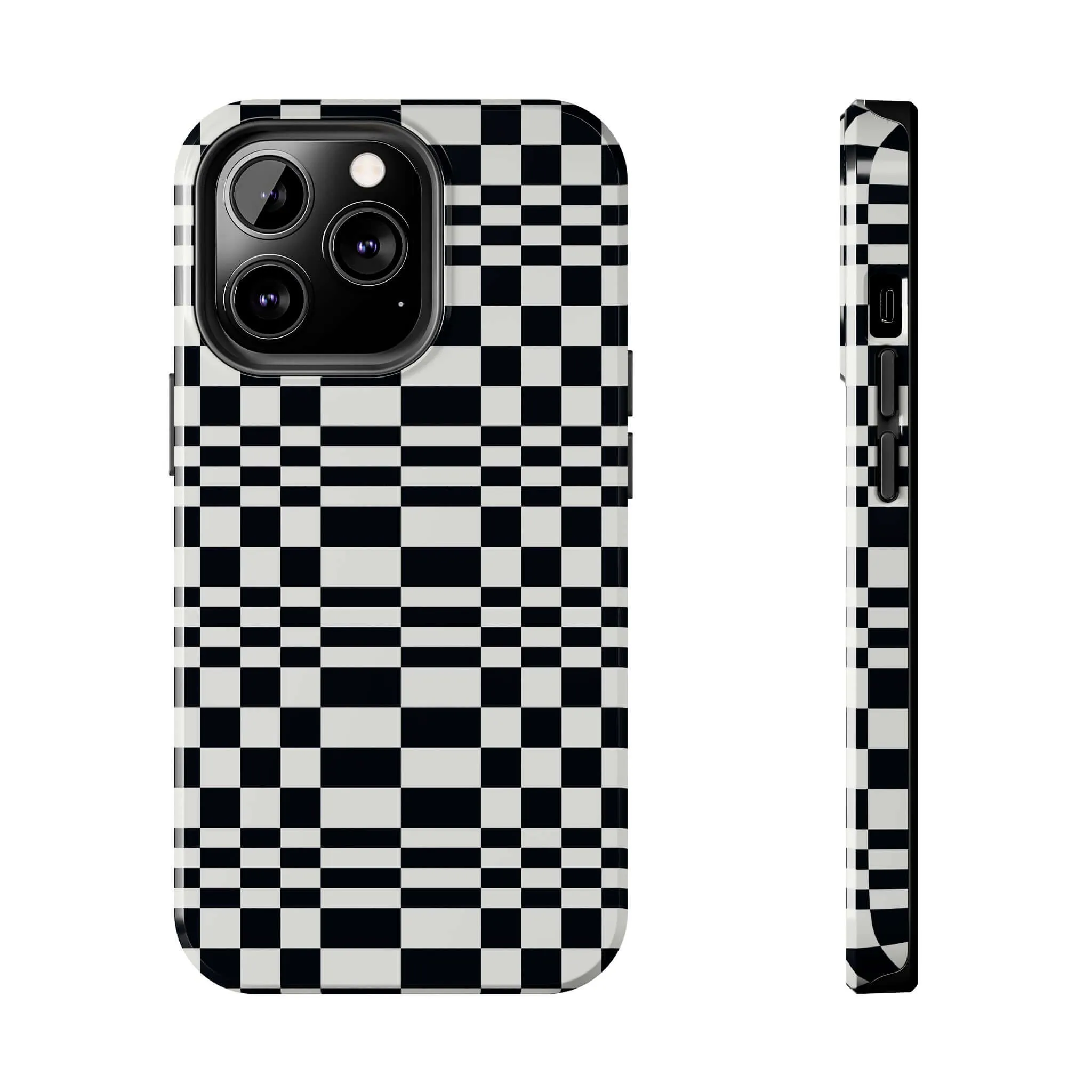 Between the Lines | Black Checkered Case