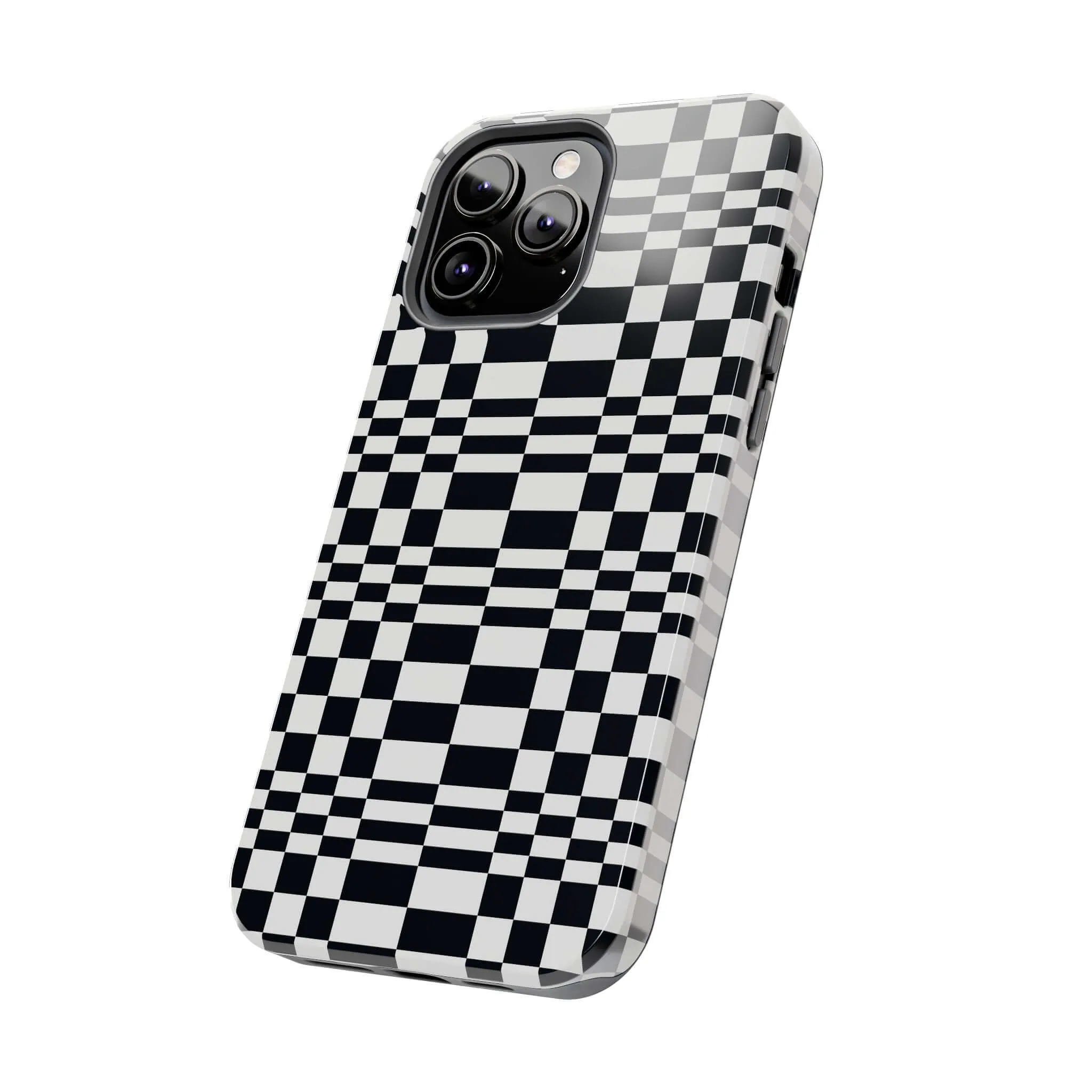 Between the Lines | Black Checkered Case