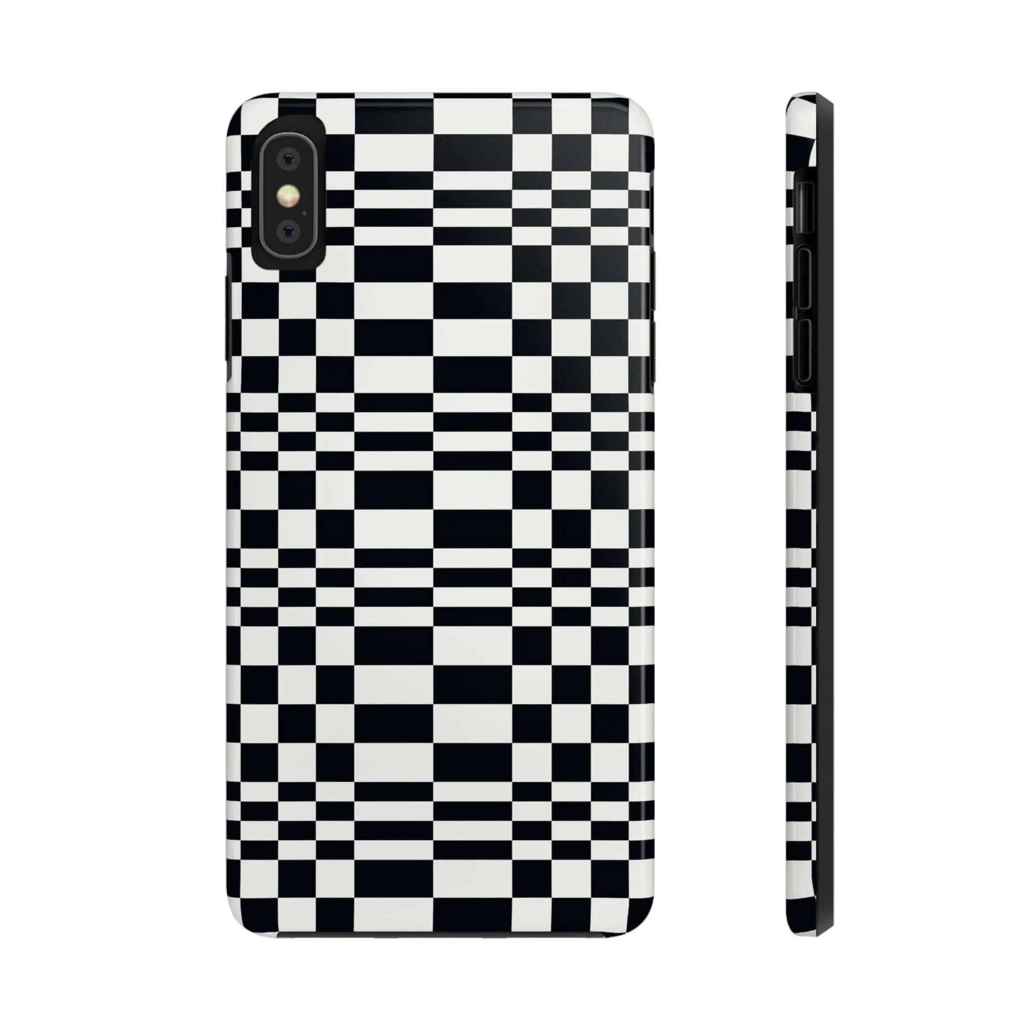 Between the Lines | Black Checkered Case