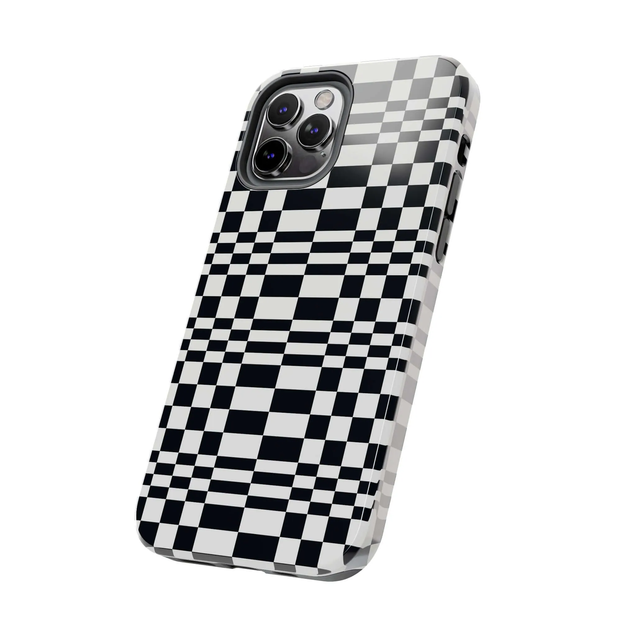 Between the Lines | Black Checkered Case