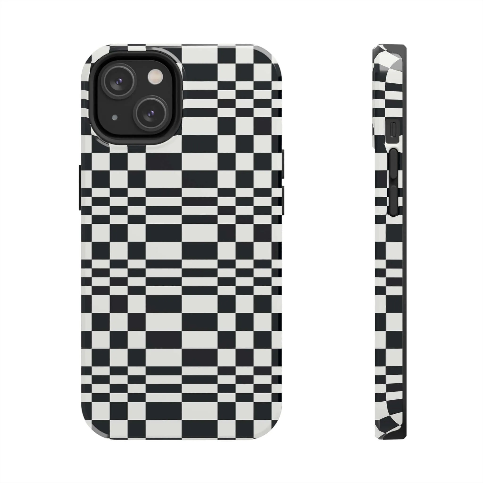 Between the Lines | Black Checkered Case