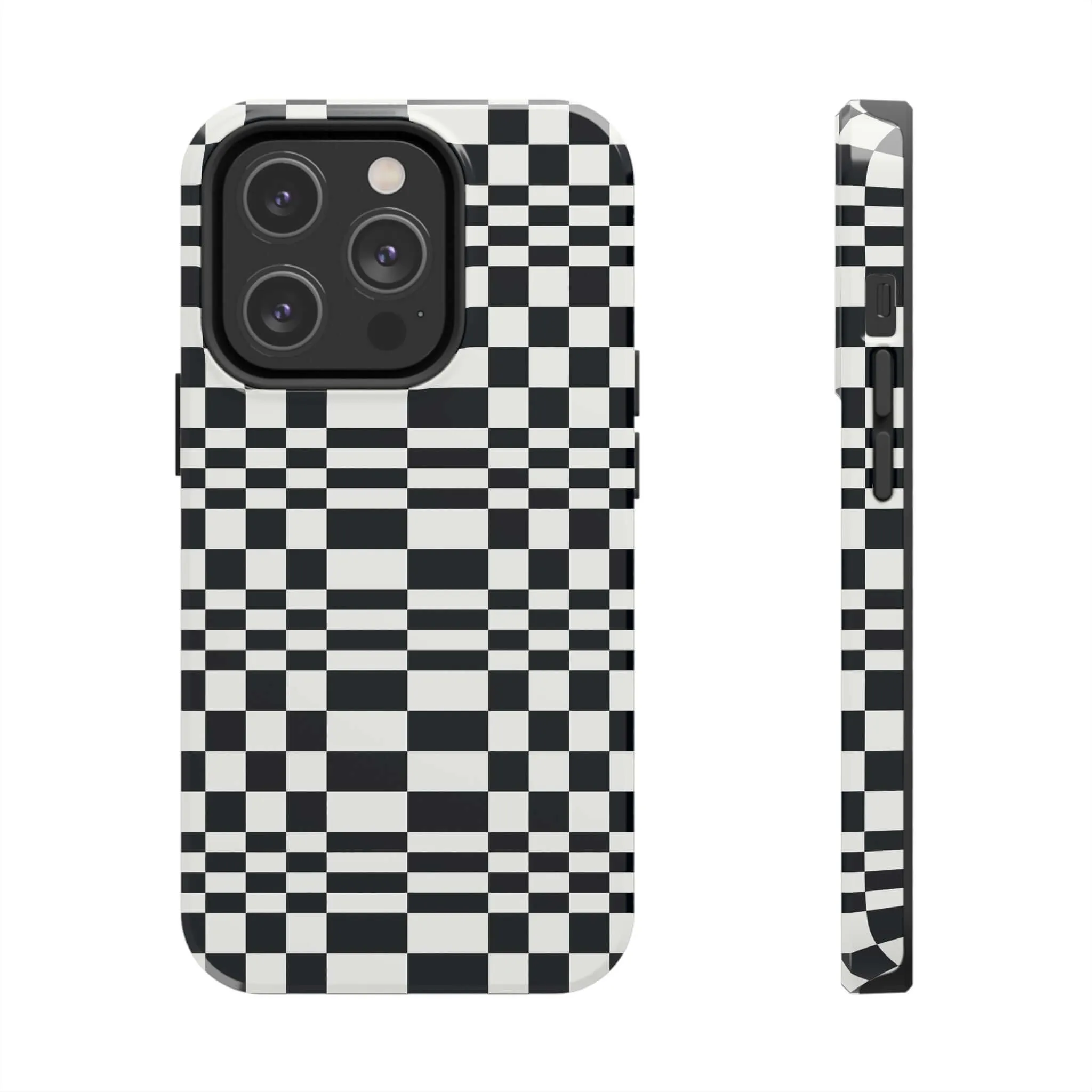 Between the Lines | Black Checkered Case