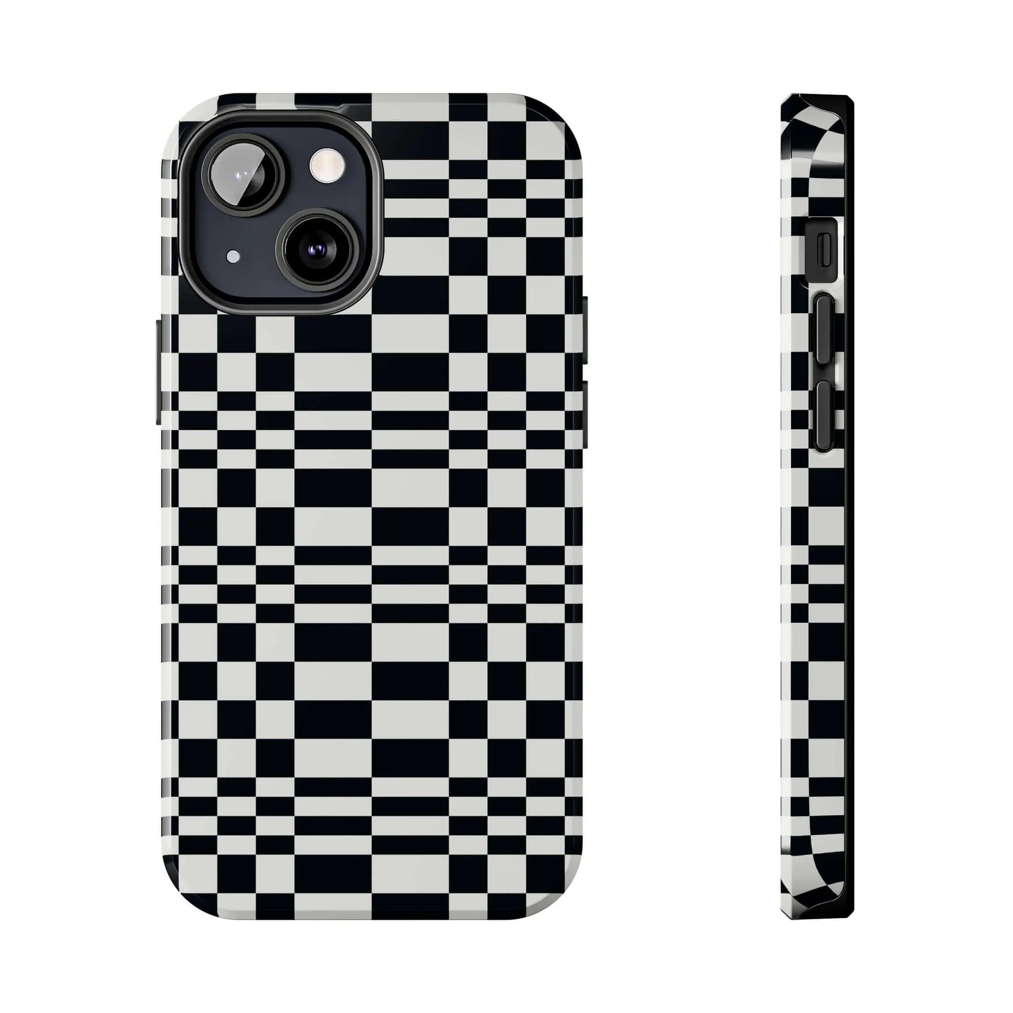 Between the Lines | Black Checkered Case