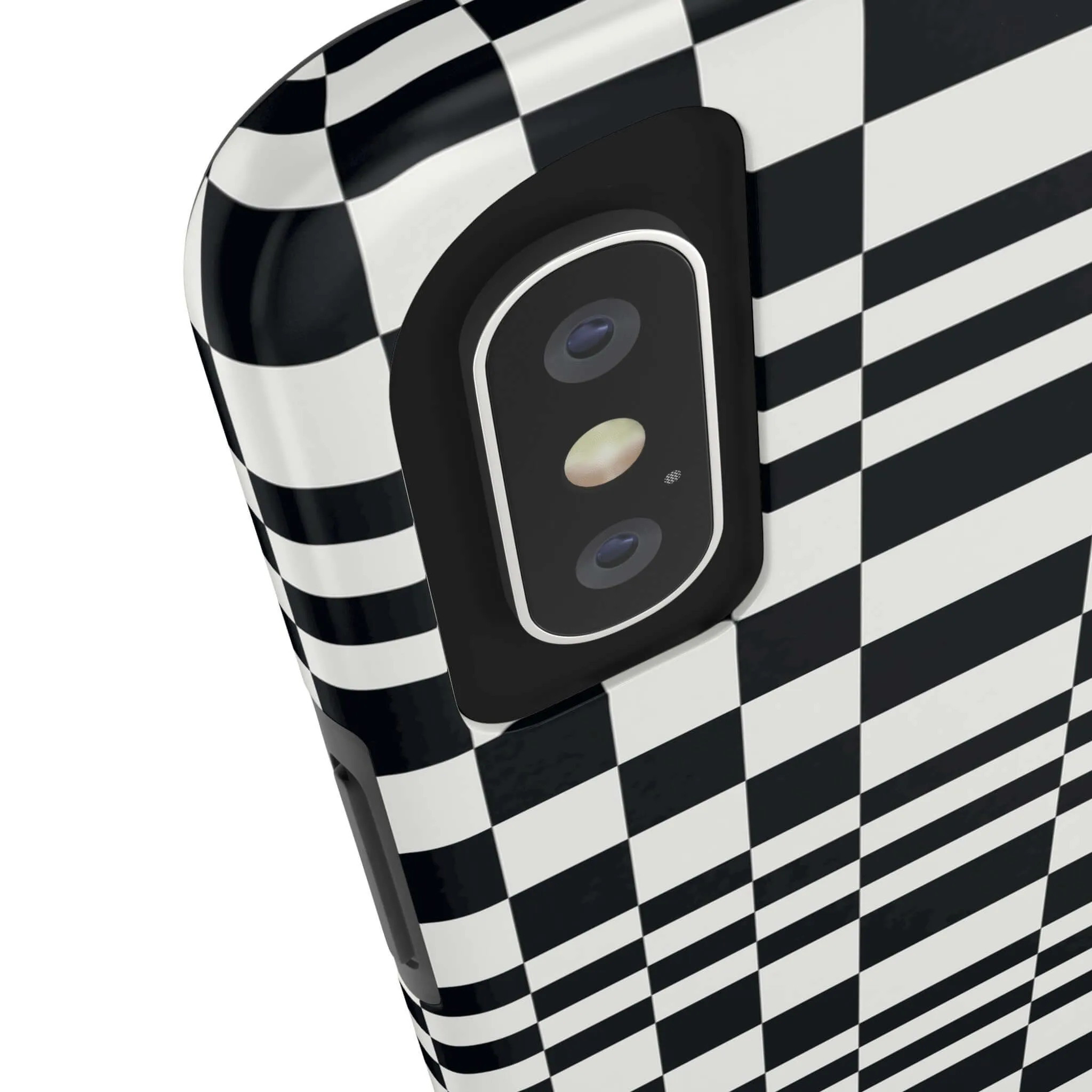 Between the Lines | Black Checkered Case