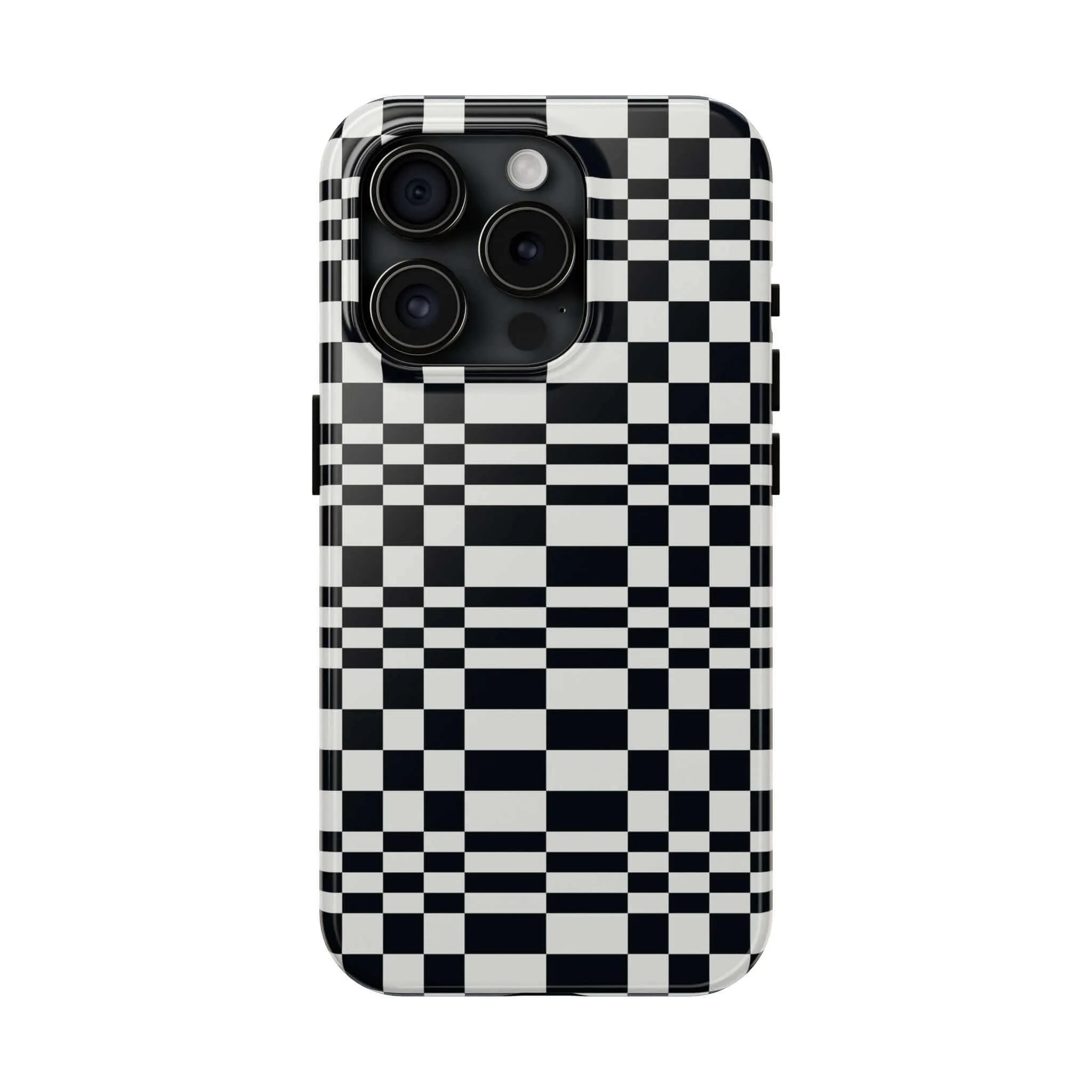 Between the Lines | Black Checkered Case