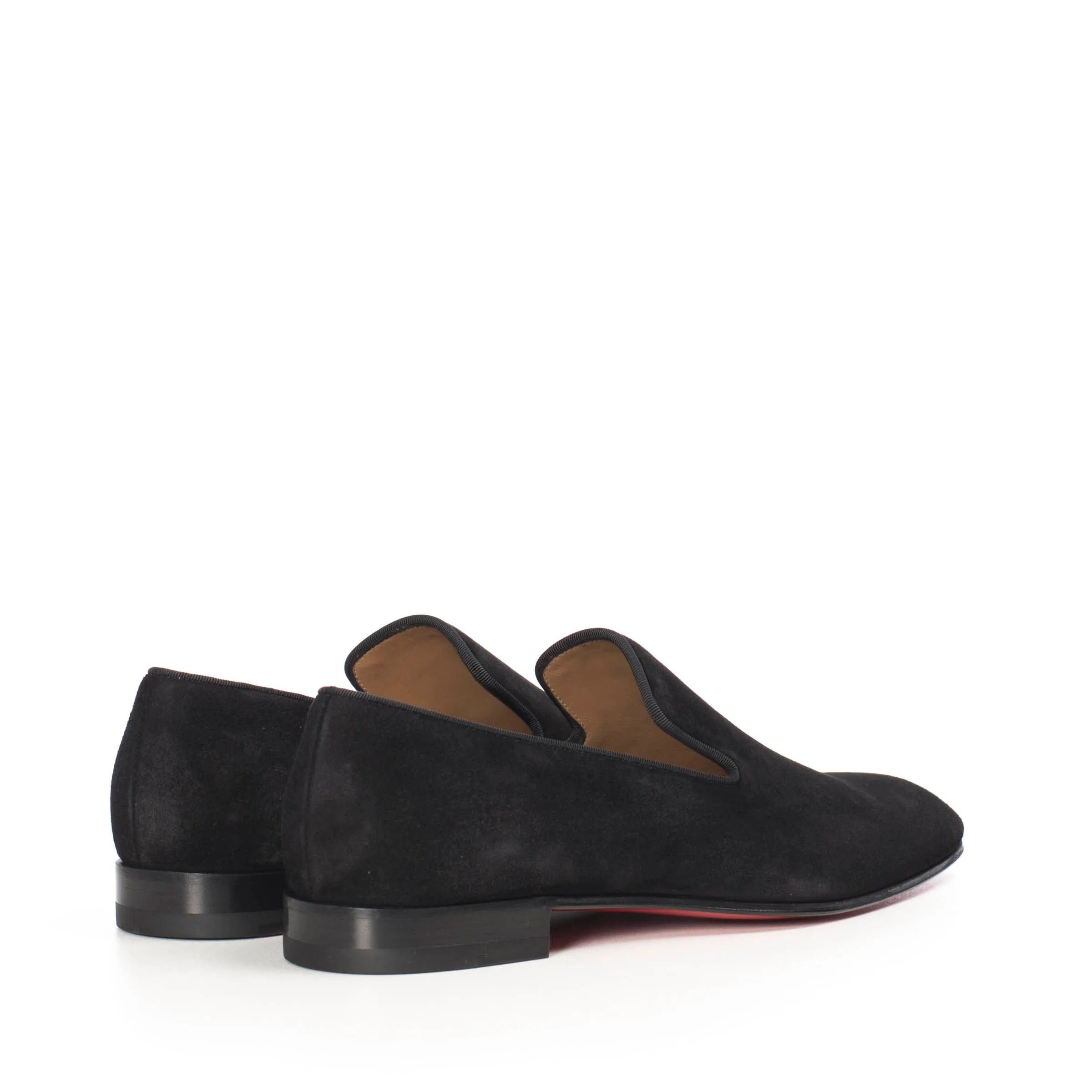 Black Suede Dandelion Flat Loafer