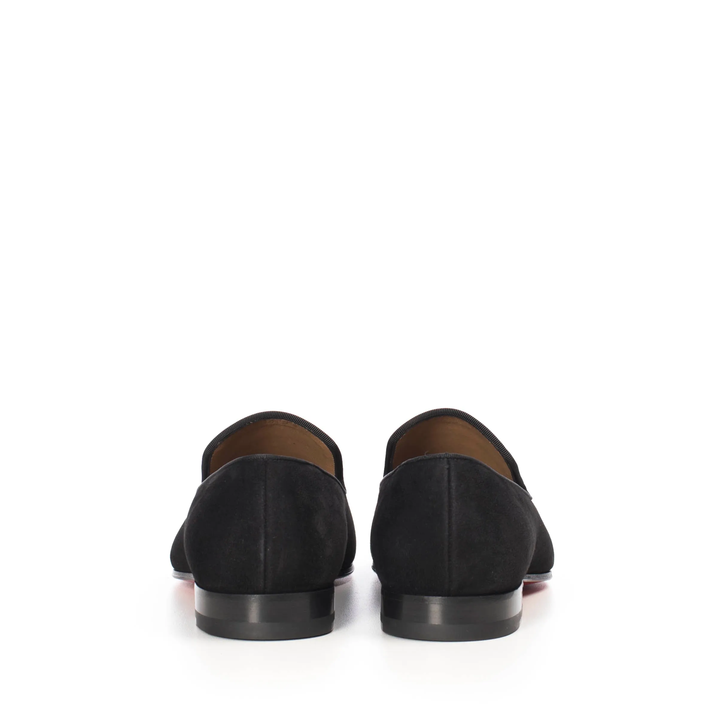 Black Suede Dandelion Flat Loafer