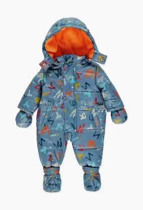 Boboli Technical Fabric Babygrow for Baby Boy  (Size 3M-12M)