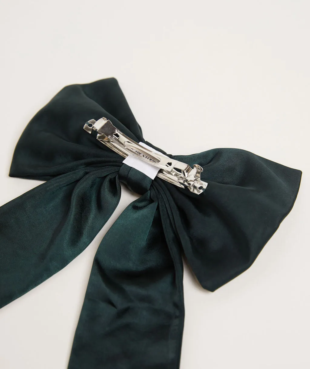 Bow Satin Hair Clip