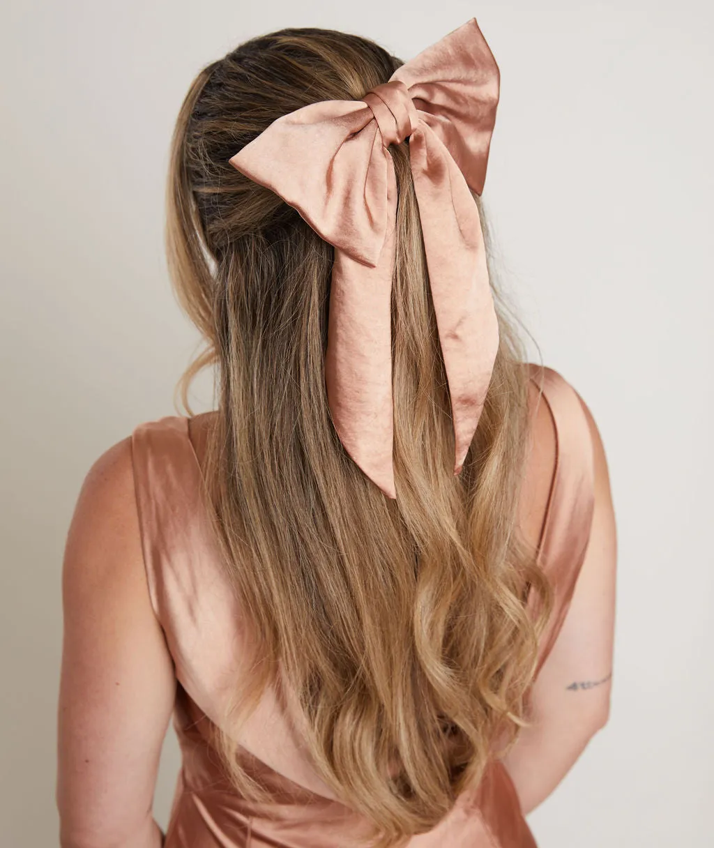 Bow Satin Hair Clip