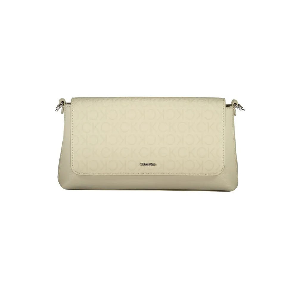 Calvin Klein Beige Polyester Handbag