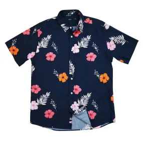 Champlain Navy Flowers Button Up