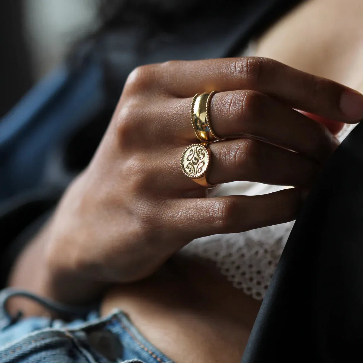 Cigar Ring - Silver