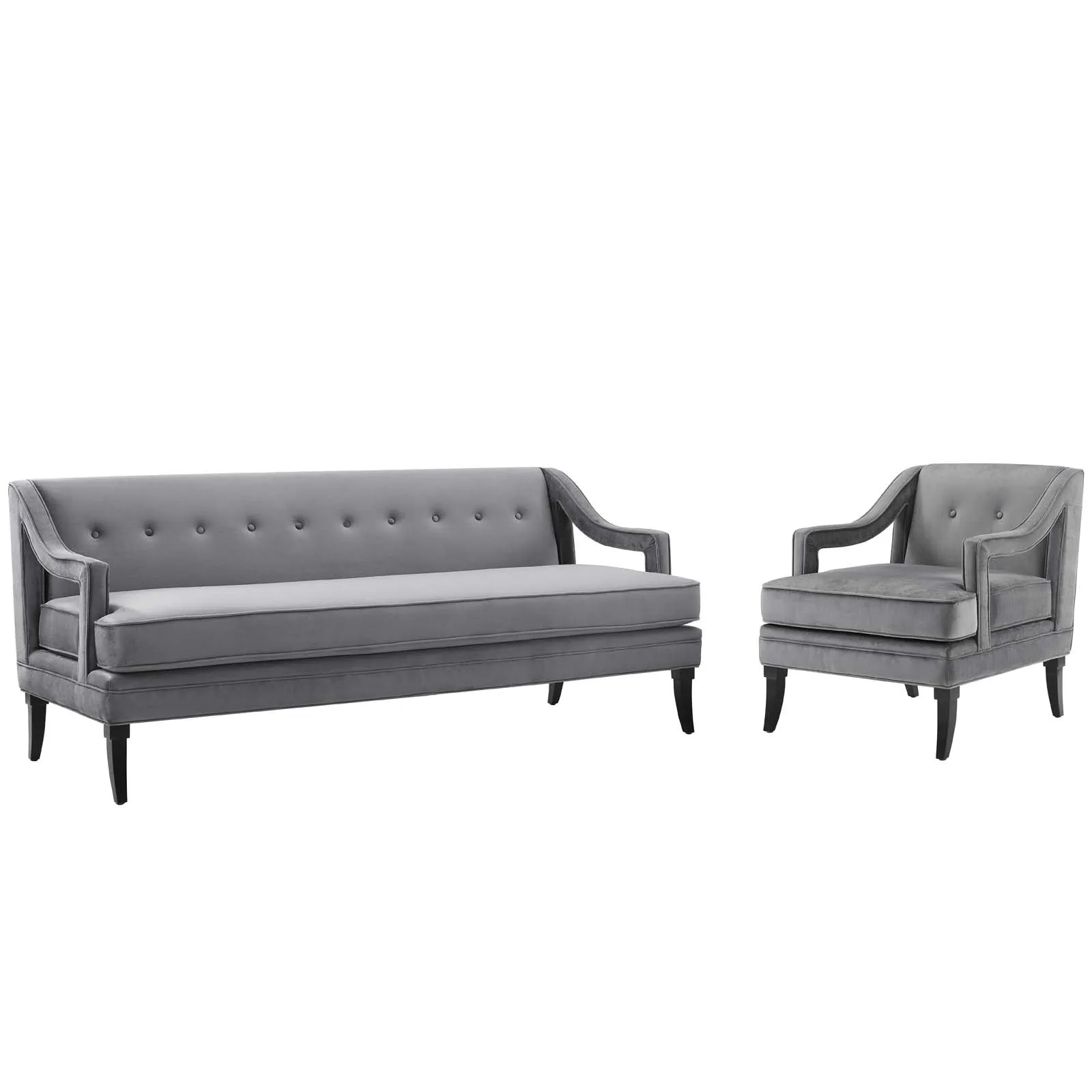 Concur Living Room Set Performance Velvet Set of 2 by Modway