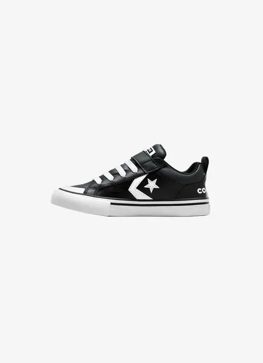 CONVERSE KID'S BLAZE SIZE 11-3 BLACK/WHITE SHOES