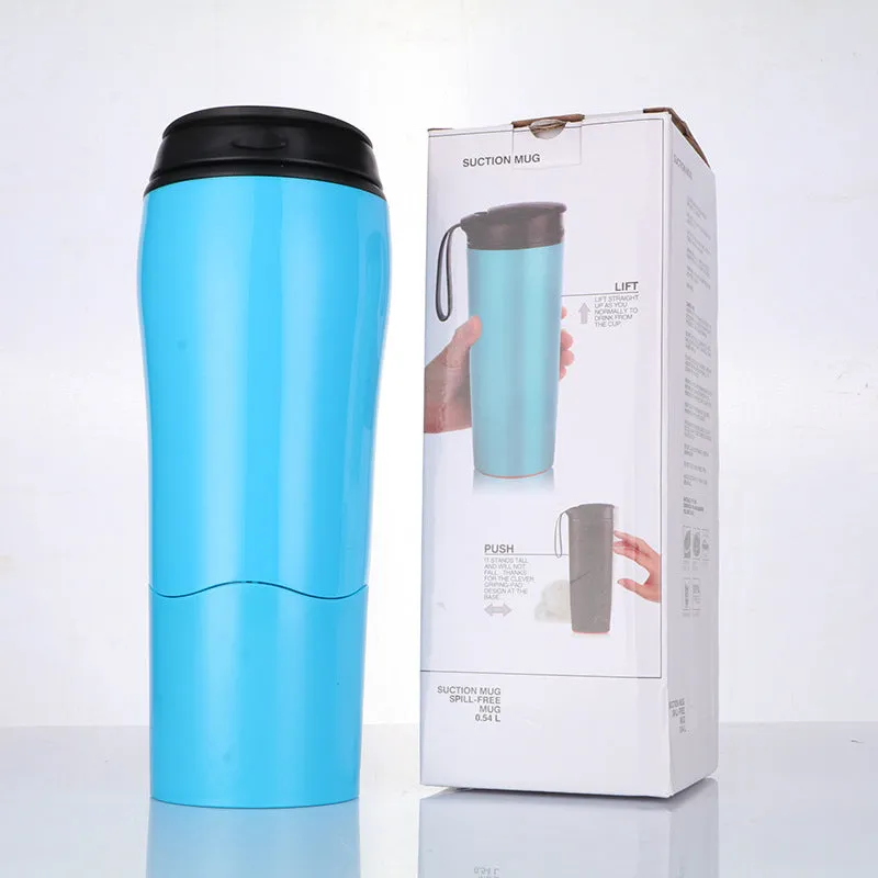 Double-layer creative plastic coffee cup