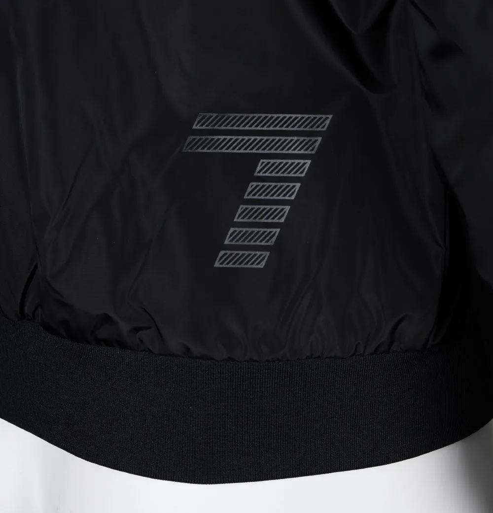 EA7 Lightweight Woven Bomber Jacket Black